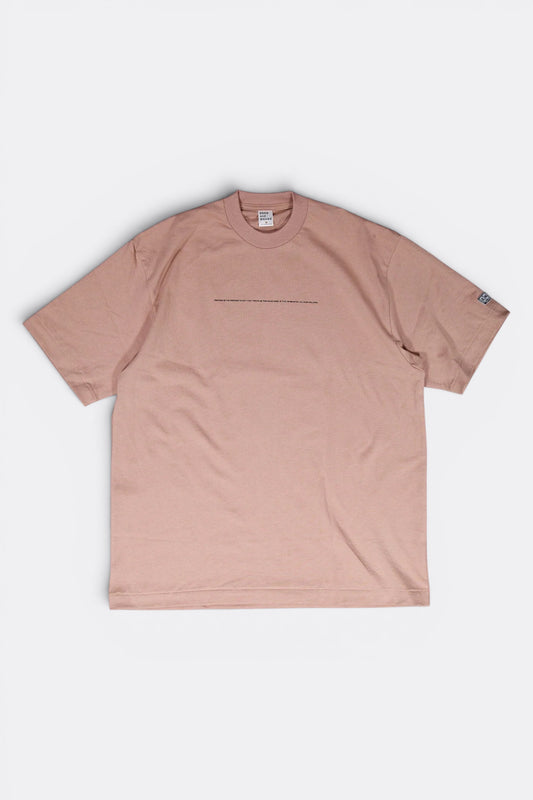 Ends And Means EMRL Tee Terracotta | T-Shirt Imprimé Réfléchissant Coton Japonais | Edgar Bdx