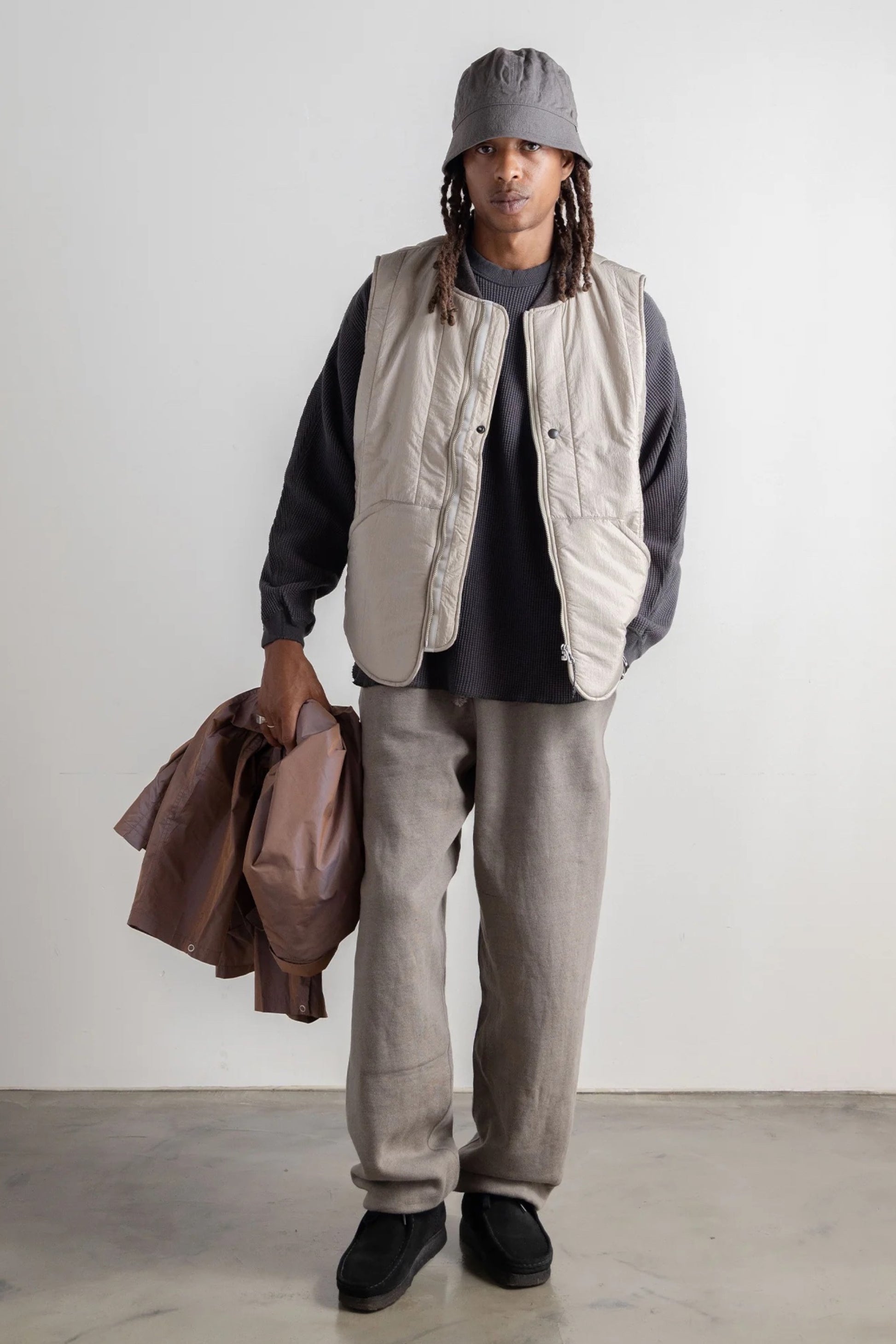 Ends And Means - Quilting Vest (Seaweed)