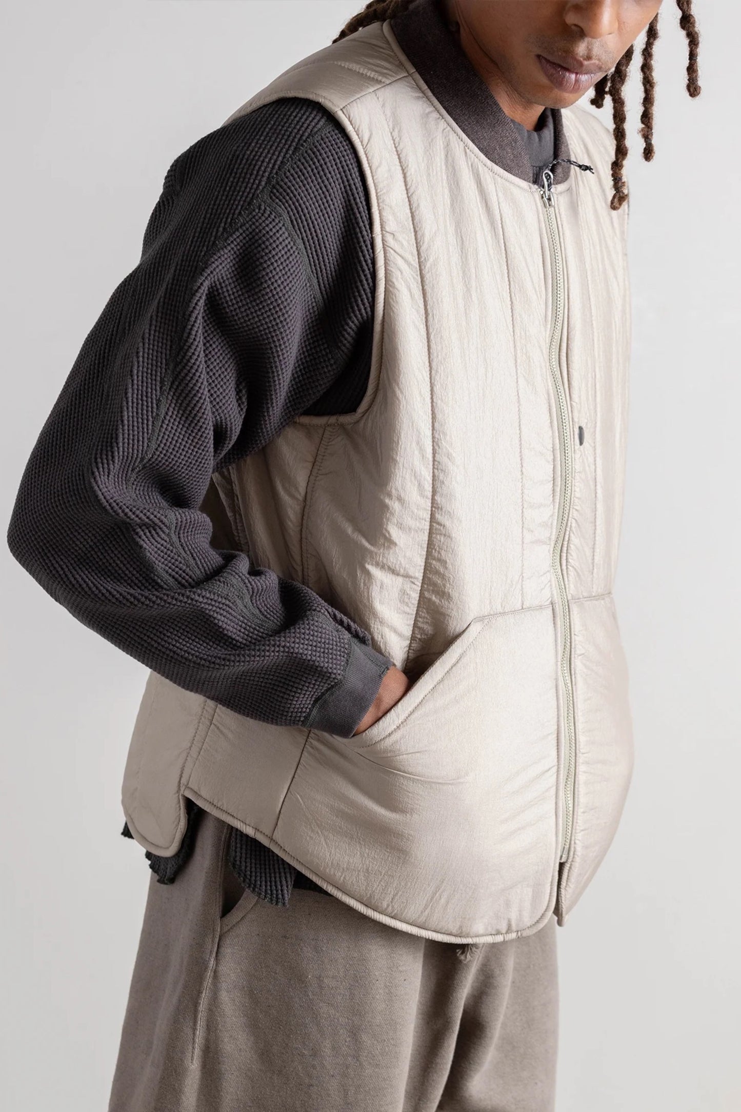 Ends And Means - Quilting Vest (Seaweed)