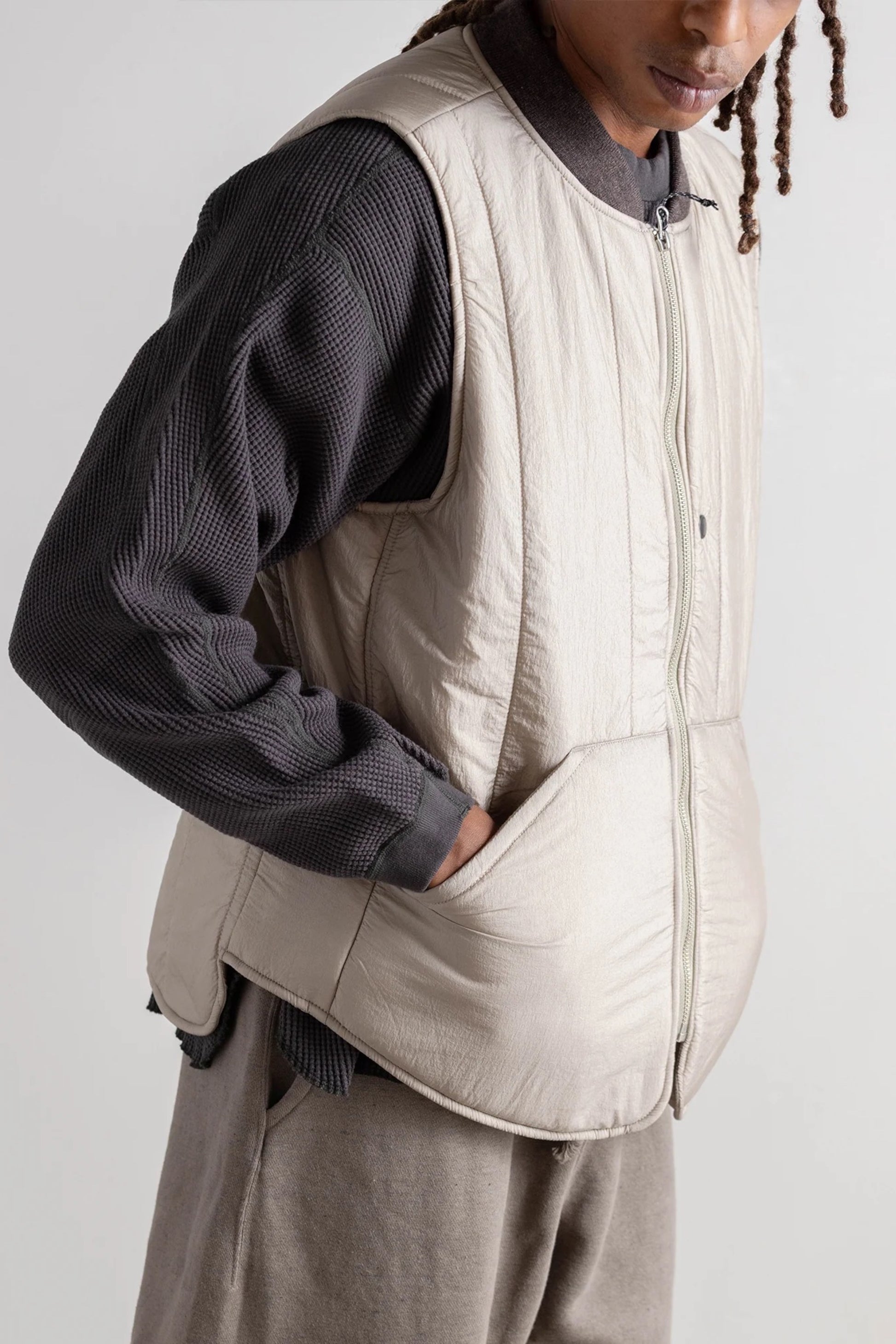 Ends And Means - Quilting Vest (Seaweed)