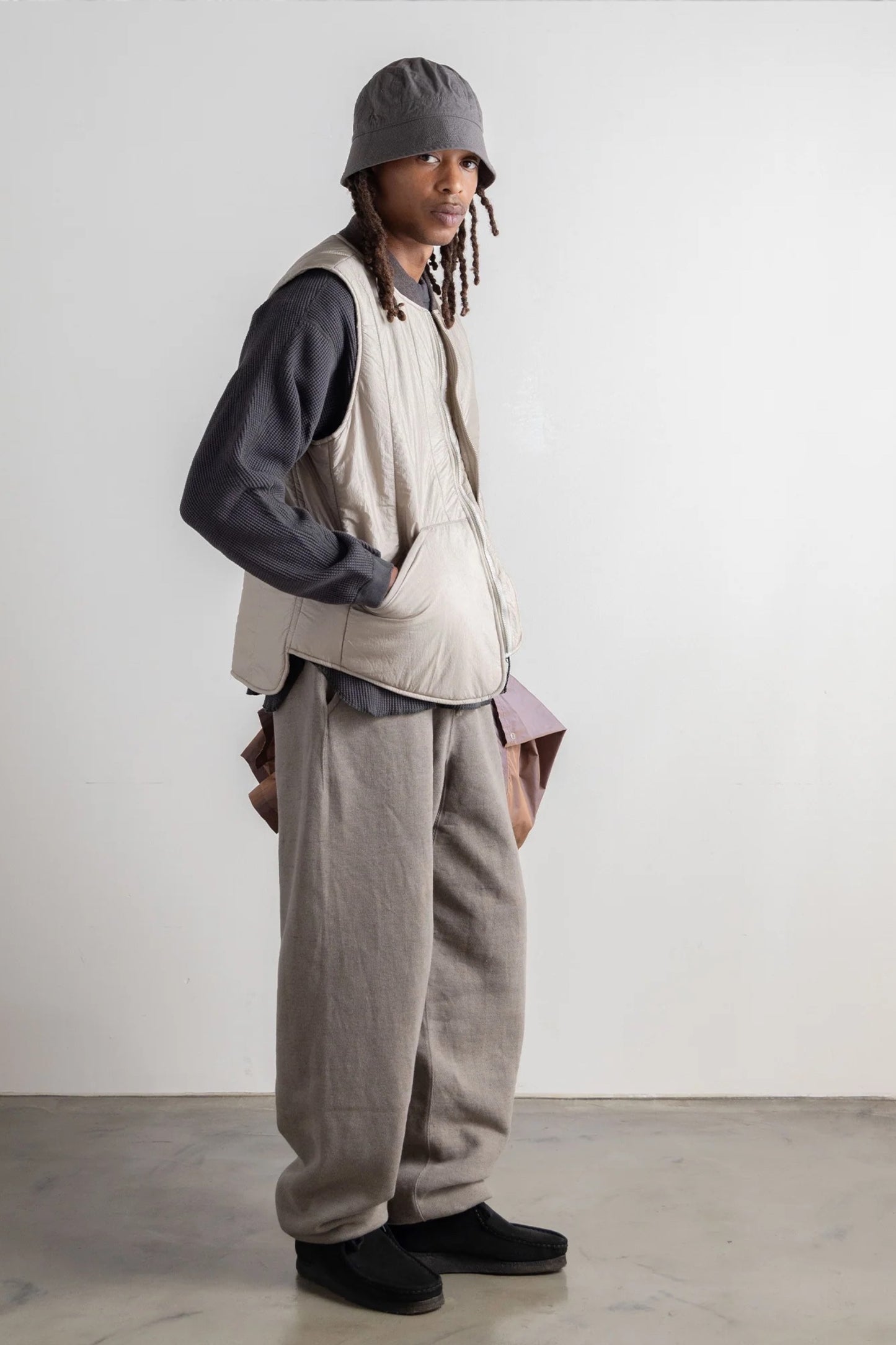 Ends And Means - Quilting Vest (Seaweed)