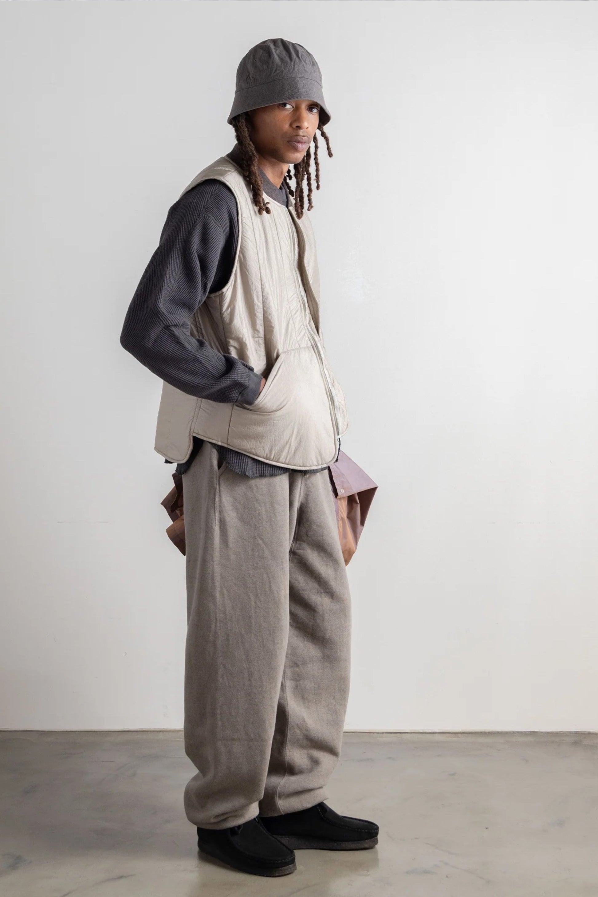 Ends And Means - Quilting Vest (Seaweed)