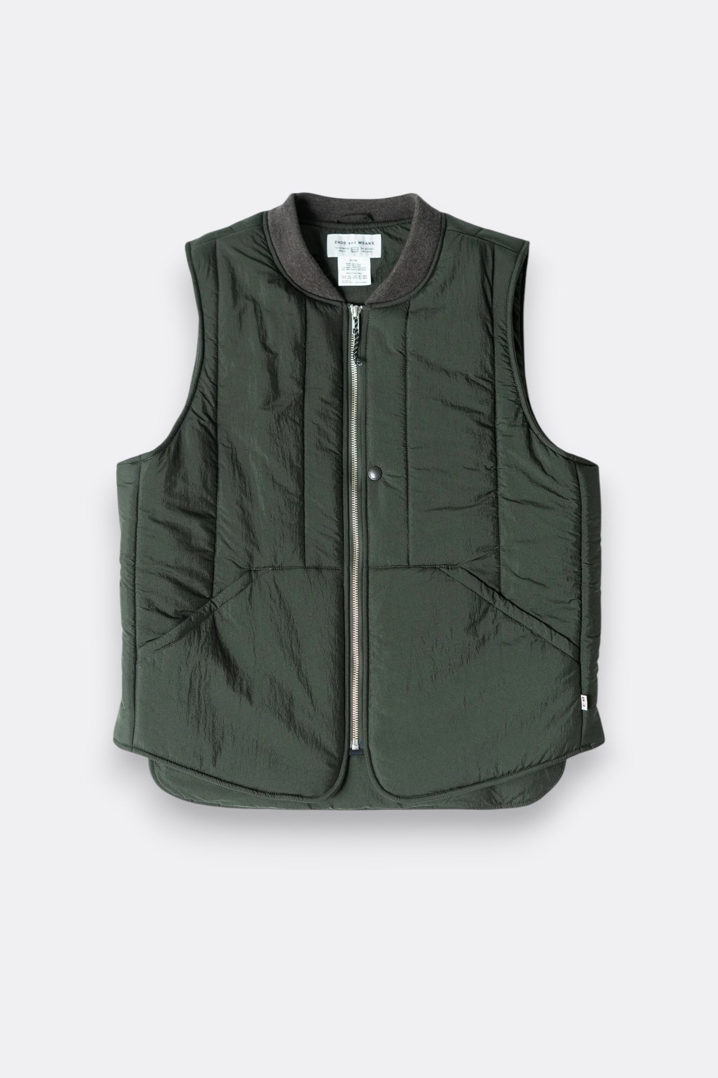 Ends And Means - Quilting Vest (Seaweed)