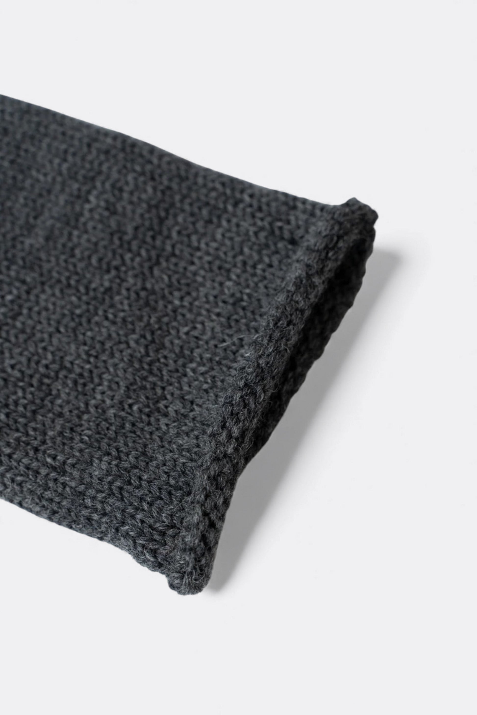 Ends And Means - Roll Neck Knit (Mix Charcoal Brown)