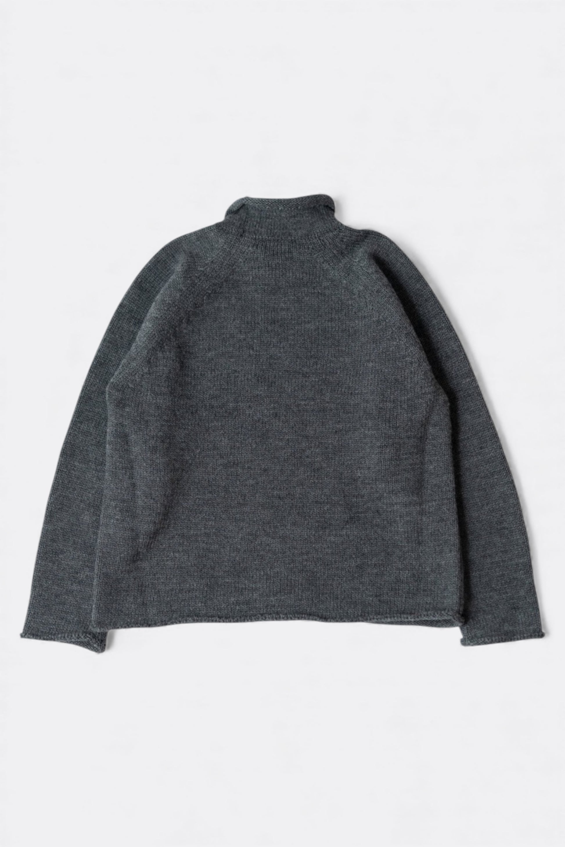 Ends And Means - Roll Neck Knit (Mix Charcoal Brown)