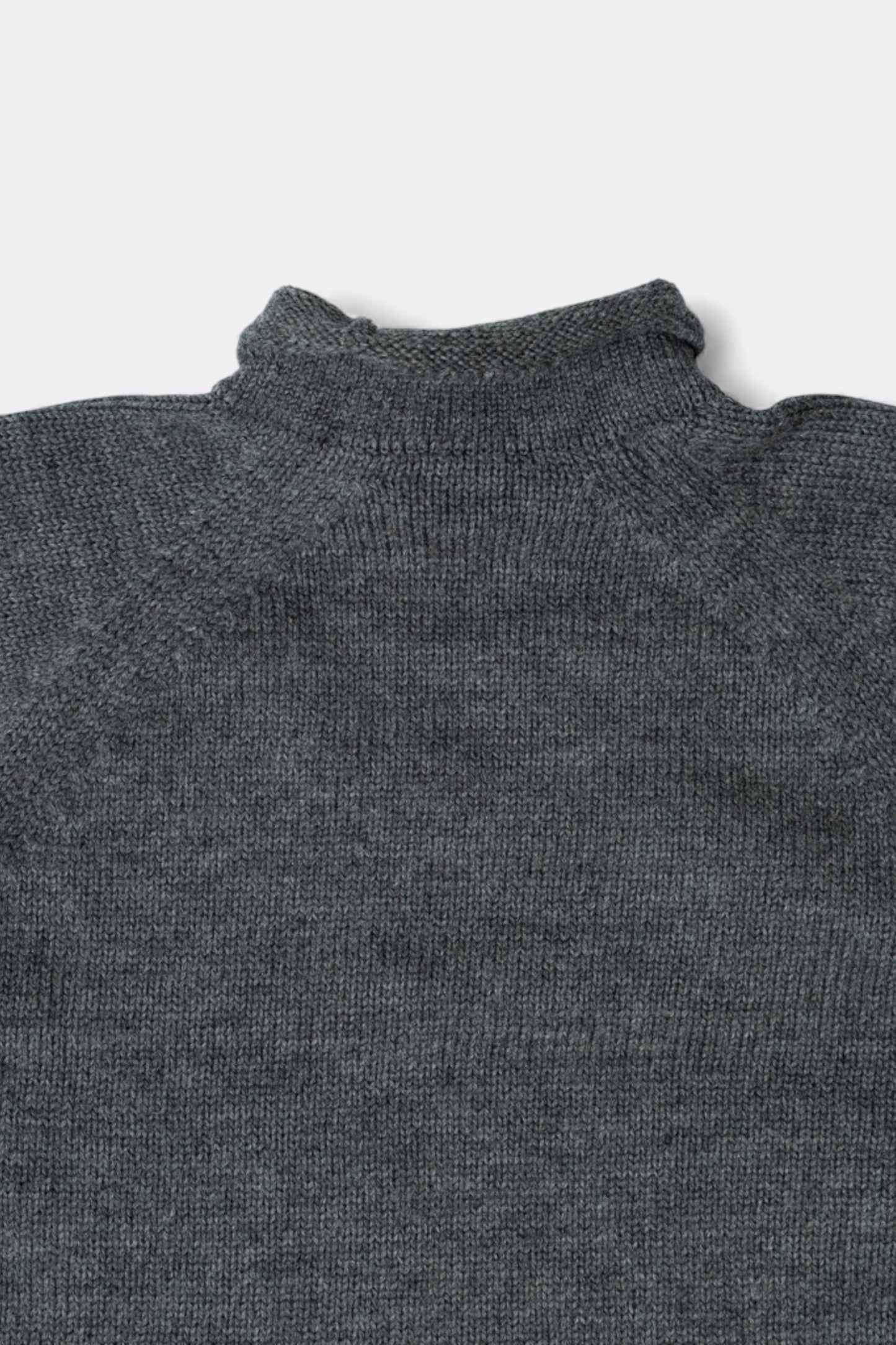Ends And Means - Roll Neck Knit (Mix Charcoal Brown)