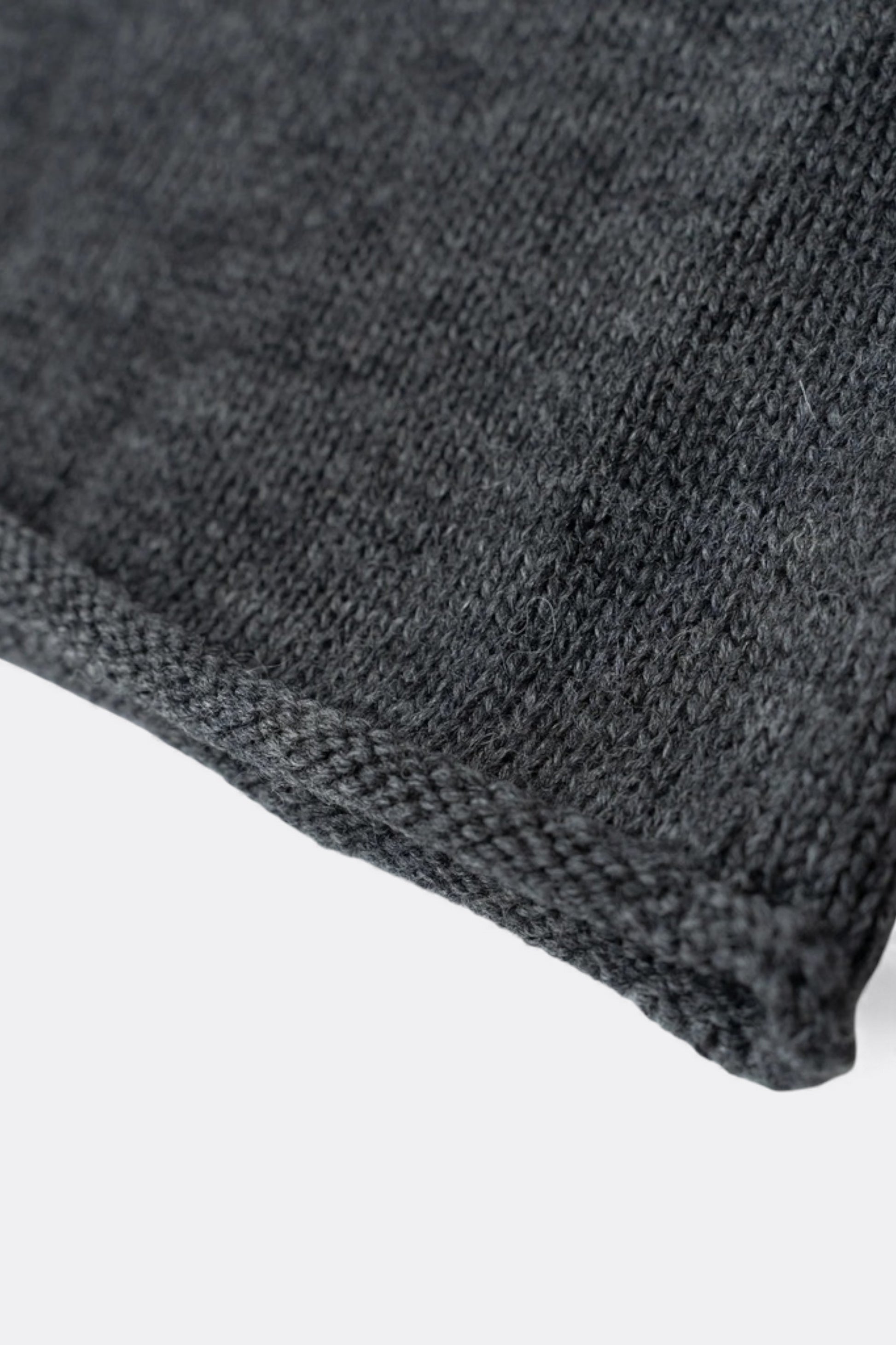 Ends And Means - Roll Neck Knit (Mix Charcoal Brown)