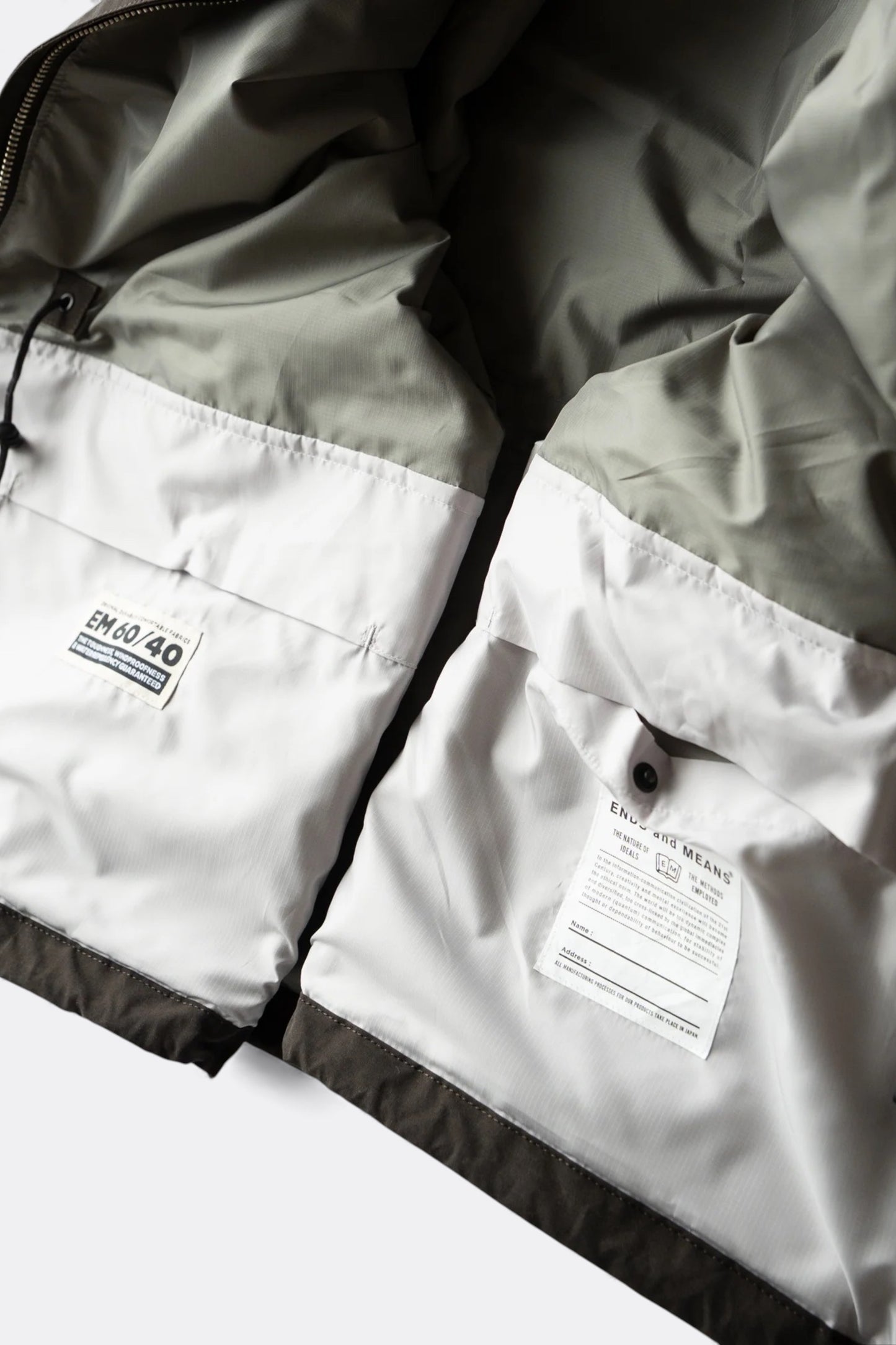 Ends And Means - Sanpo Jacket (African Black)