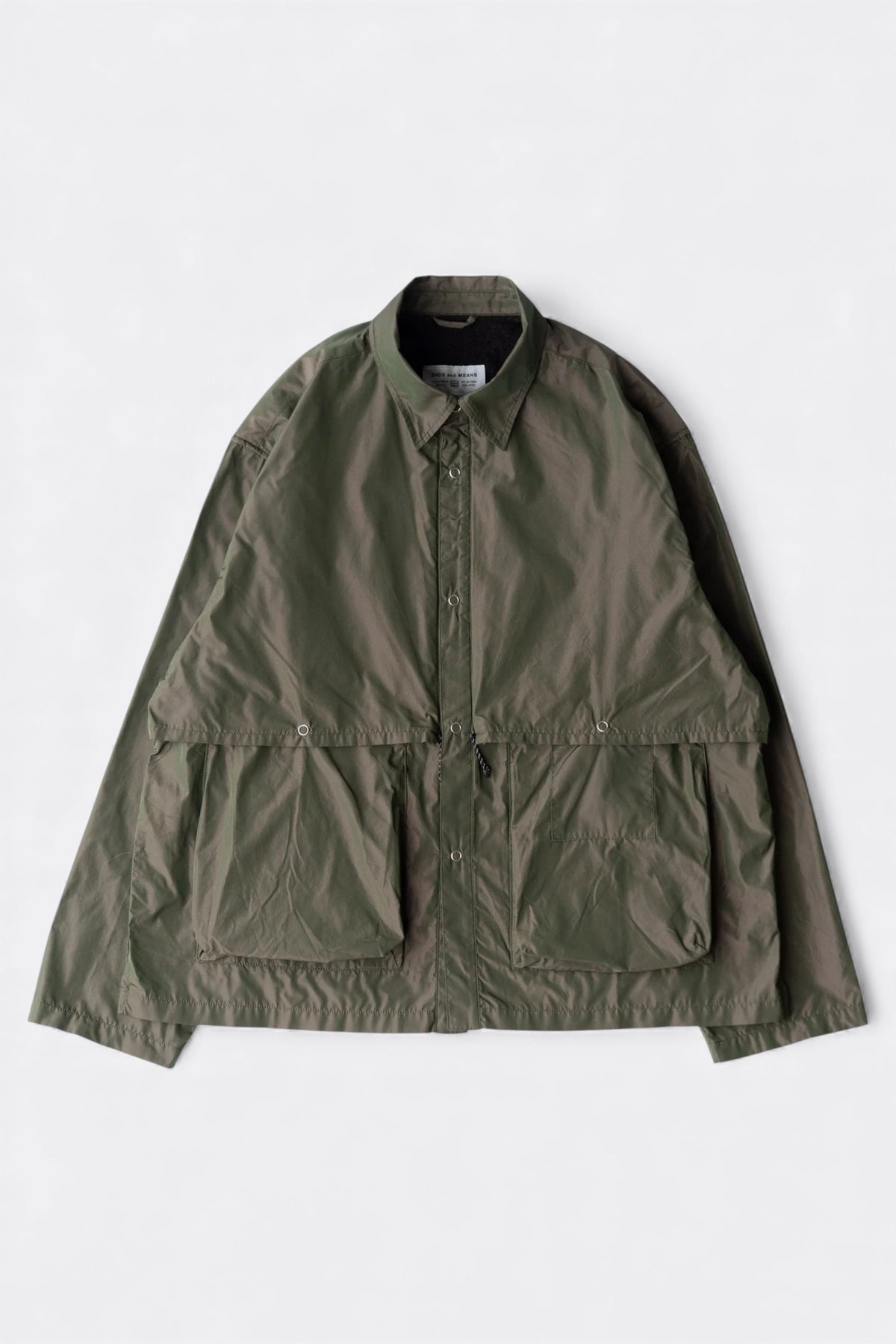 Ends And Means - Utility Light Shirts Jacket (Olive) – Edgar Bdx