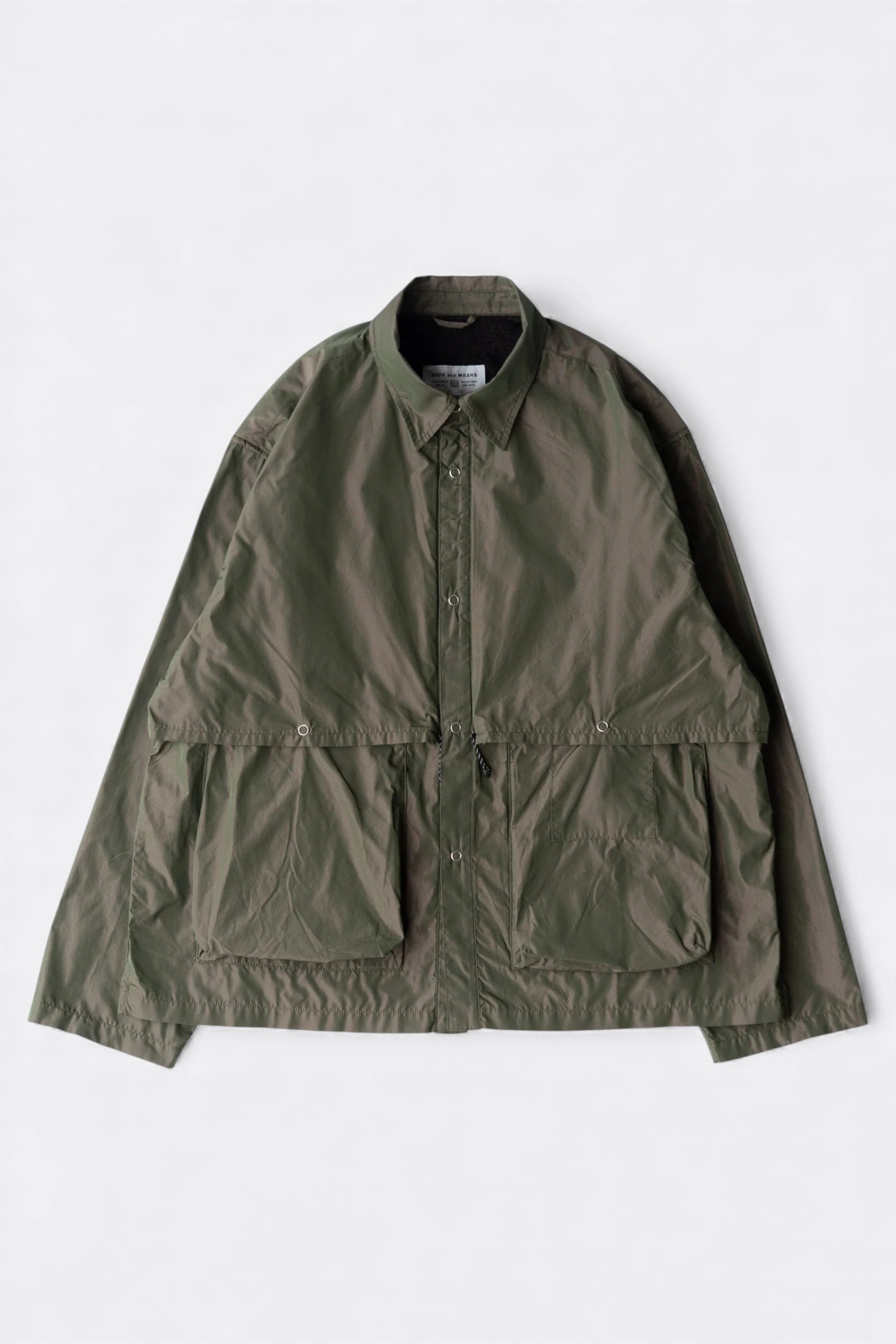 Ends And Means - Utility Light Shirts Jacket (Olive)