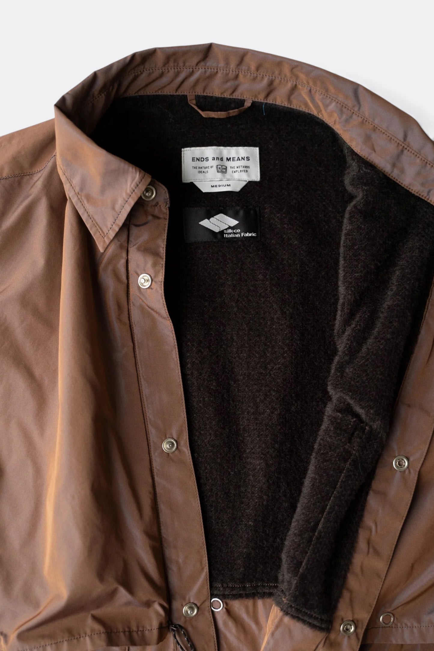 Ends And Means - Utility Light Shirts Jacket (Olive)