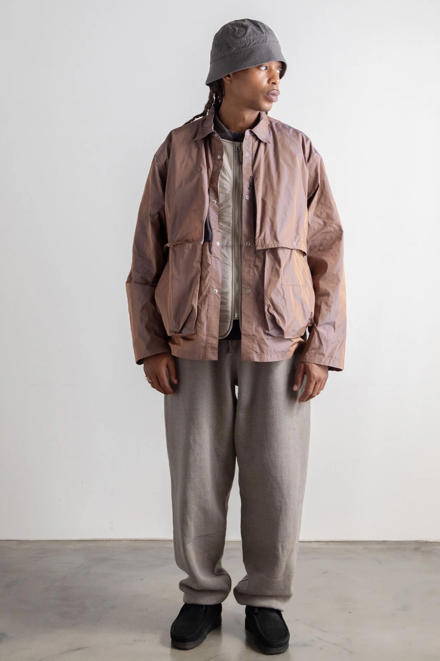 Ends And Means - Utility Light Shirts Jacket (Olive)