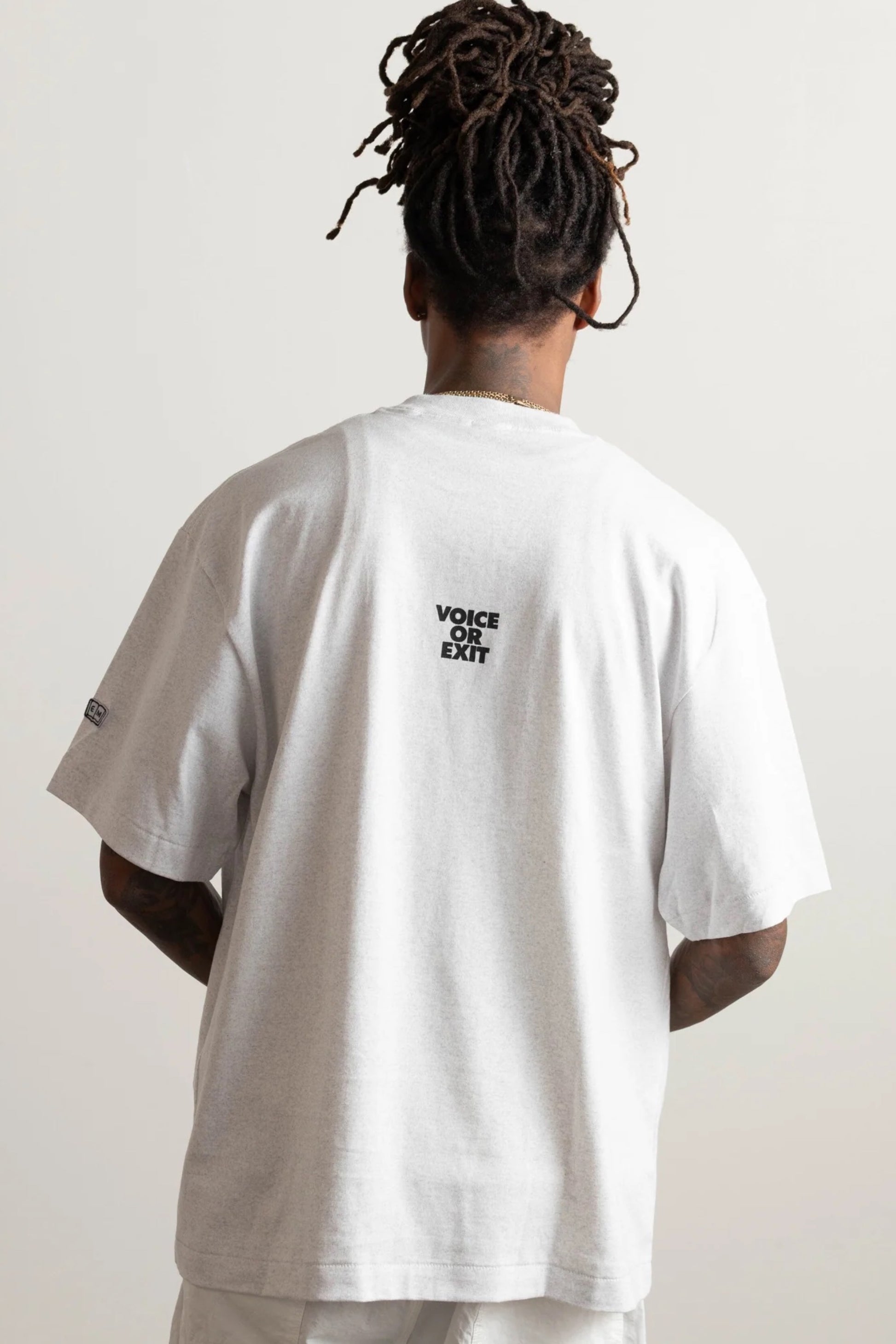 Ends And Means VOE Tee Black | T-Shirt Coton Imprimé Boxy Made in Japan | Edgar Bdx