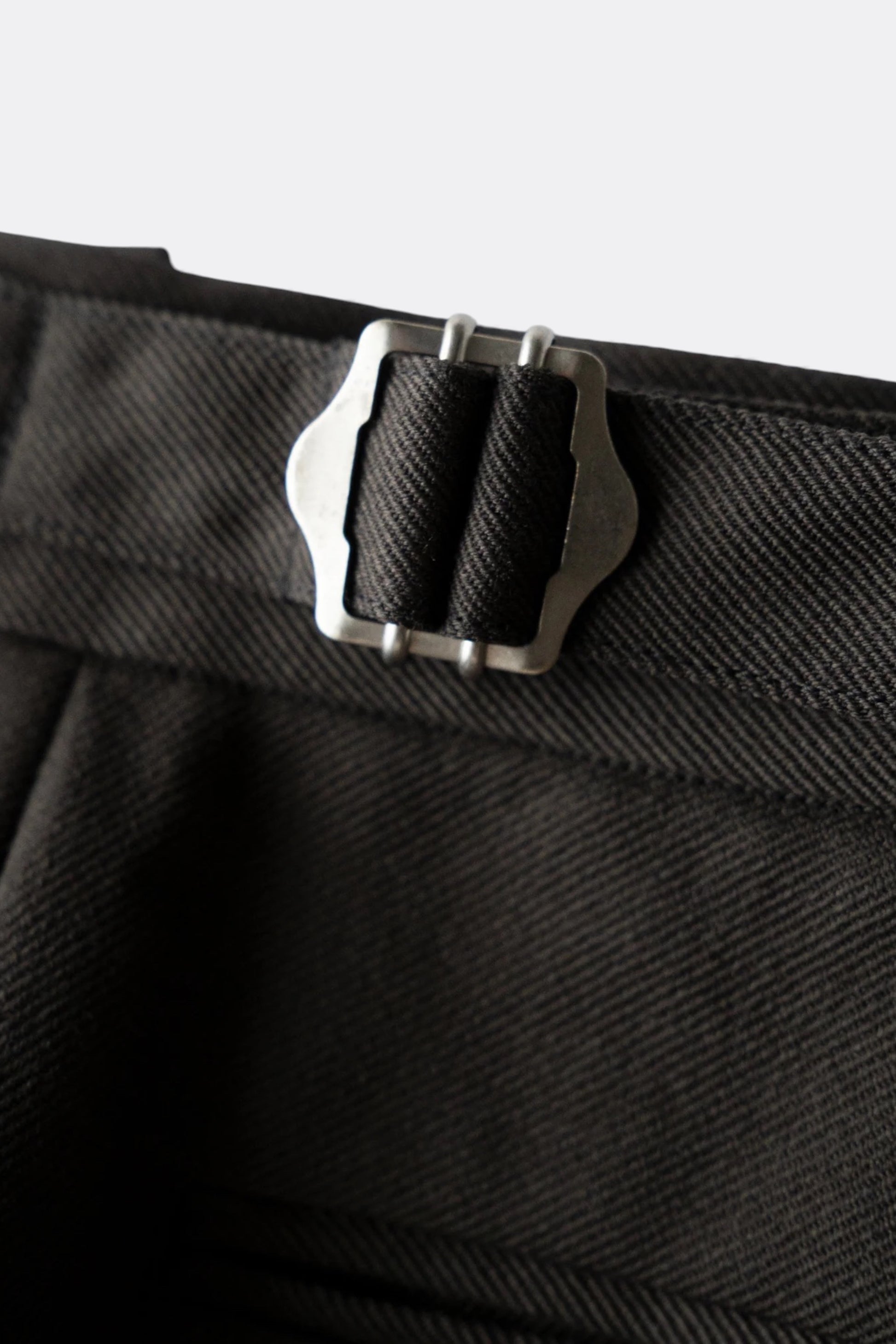 Ends And Means - Wool Easy Trad Trousers (Dark Brown)