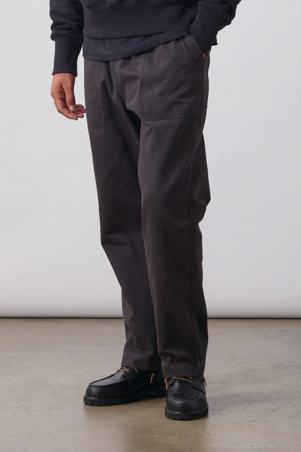 SERVICE WORKS Pigment HBT Chef Pants Black | Pantalon | Edgar Bdx