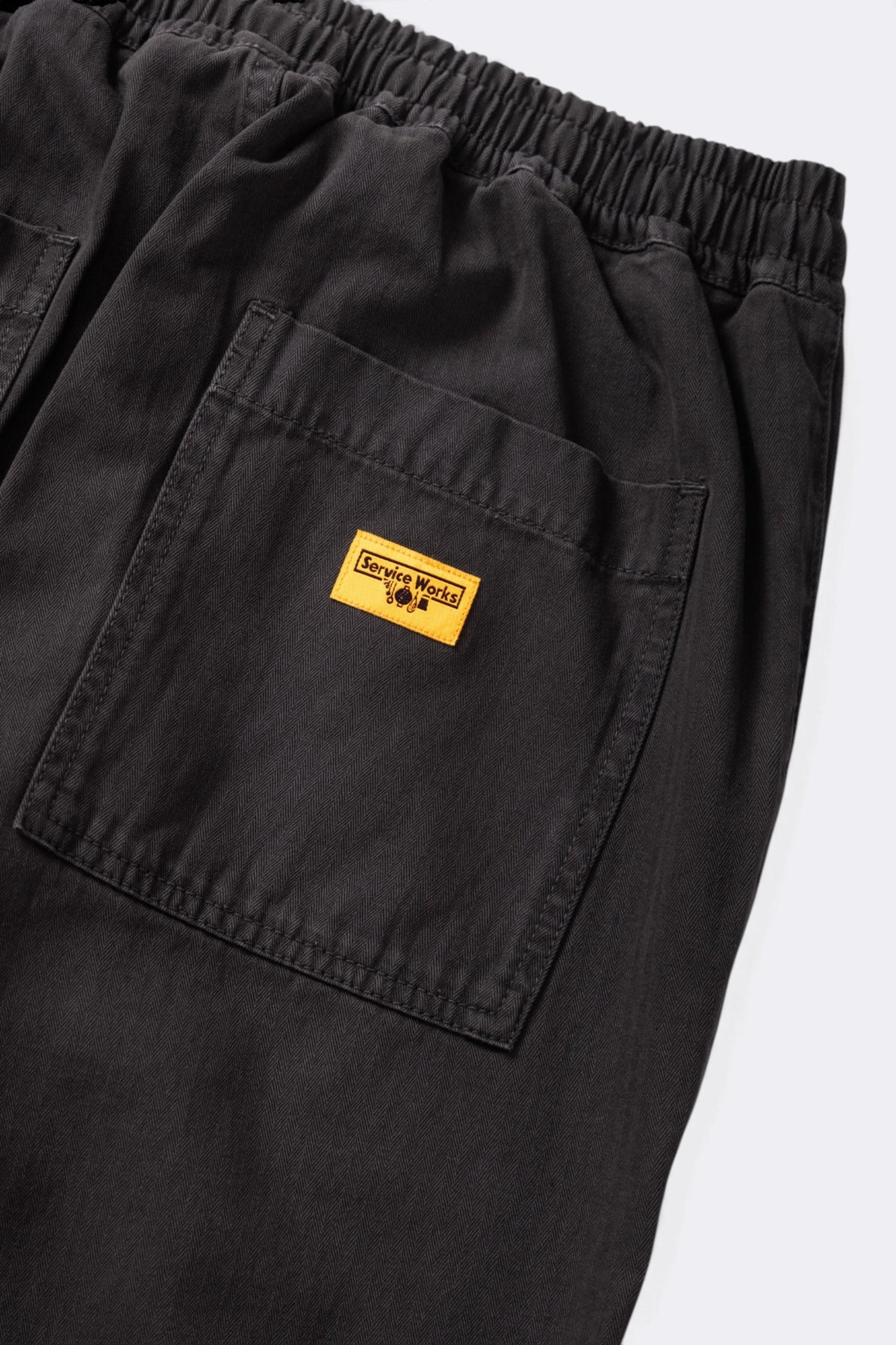 SERVICE WORKS Pigment HBT Chef Pants Black | Pantalon | Edgar Bdx