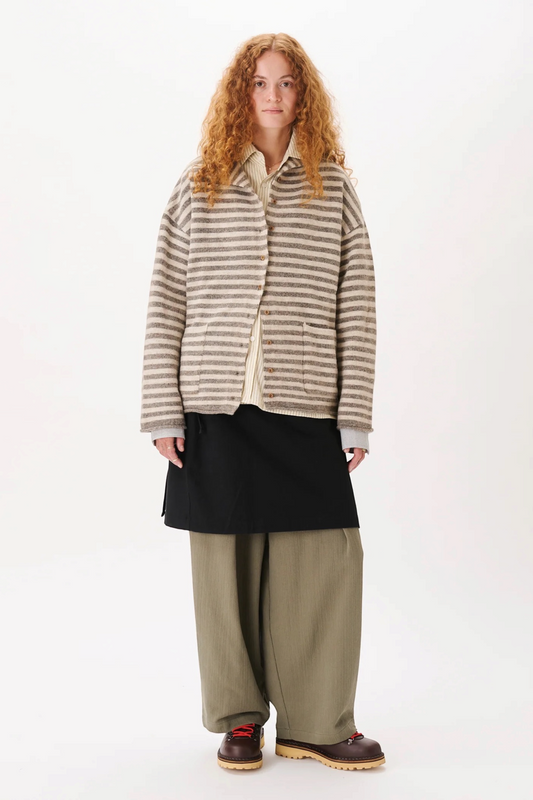 ESTUDIO NIKSEN Big-Fold Balloon Pants Khaki | Edgar Bdx