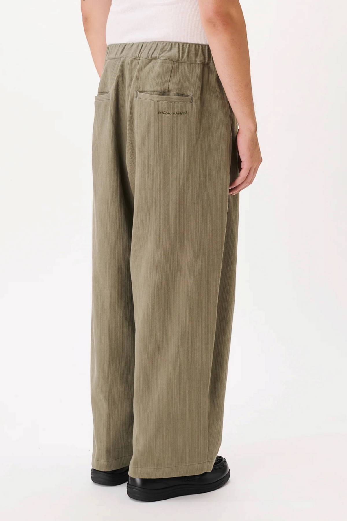 ESTUDIO NIKSEN Big-Fold Balloon Pants Khaki | Edgar Bdx