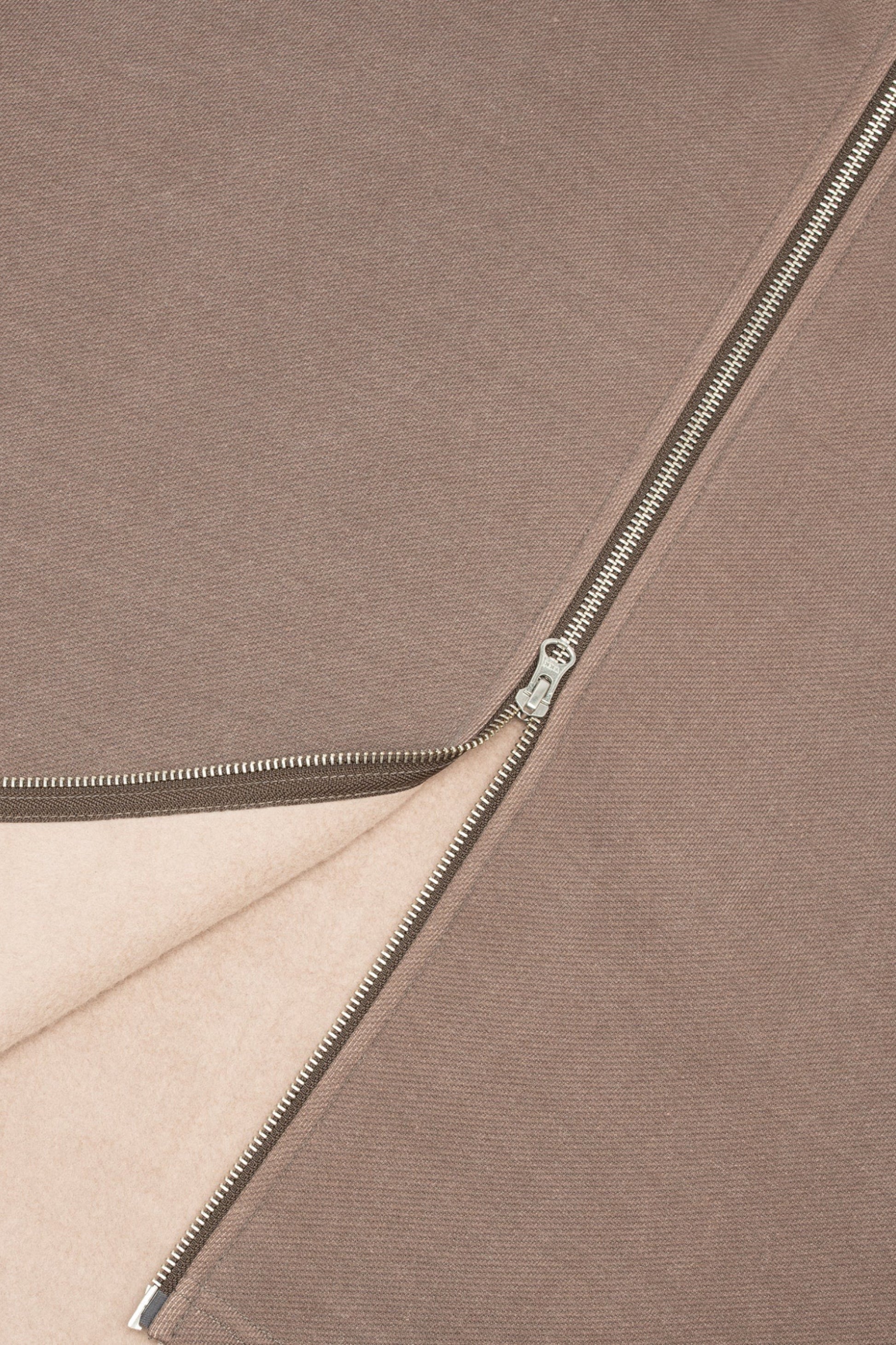 Estudio Niksen - Boxy Zip-up Hoodie (Brown)