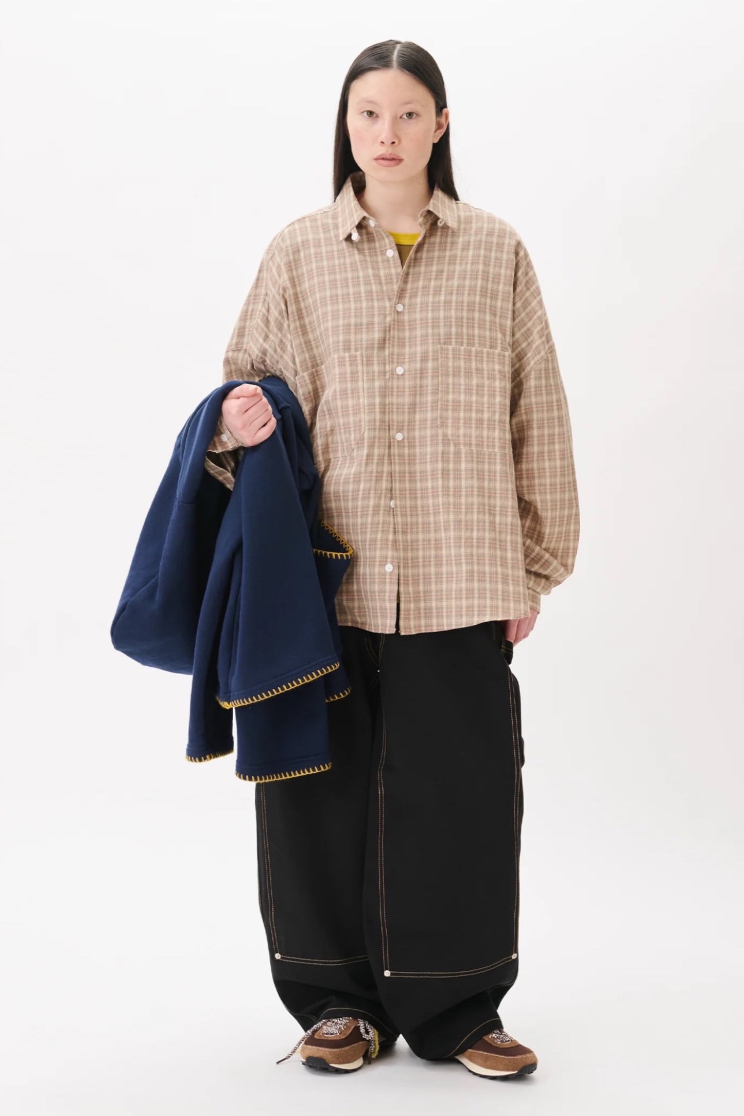 Estudio Niksen Carpenter Balloon Pant Black | Pantalon Coton Unisexe Corée | Edgar Bdx