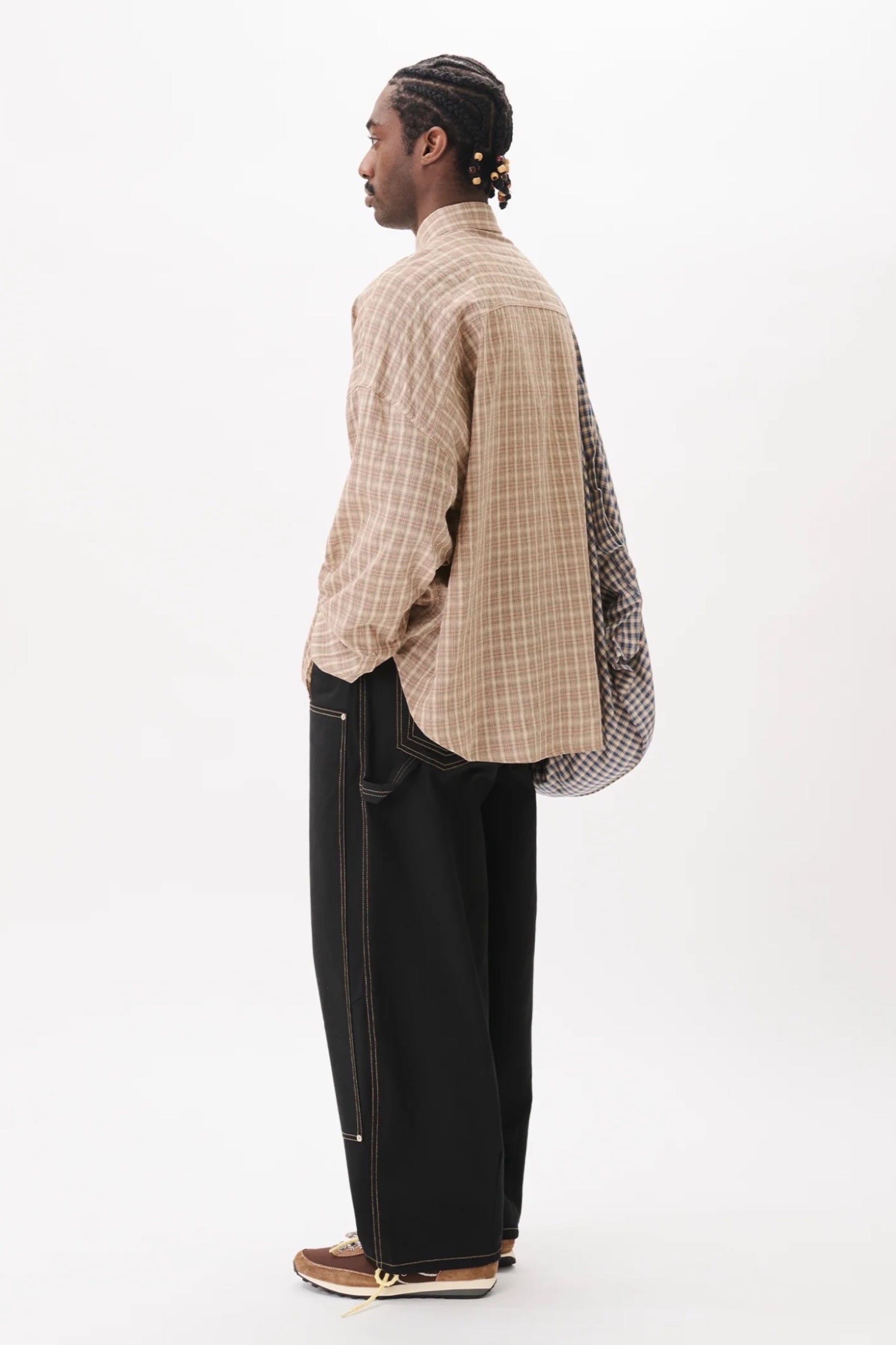 Estudio Niksen Carpenter Balloon Pant Black | Pantalon Coton Unisexe Corée | Edgar Bdx