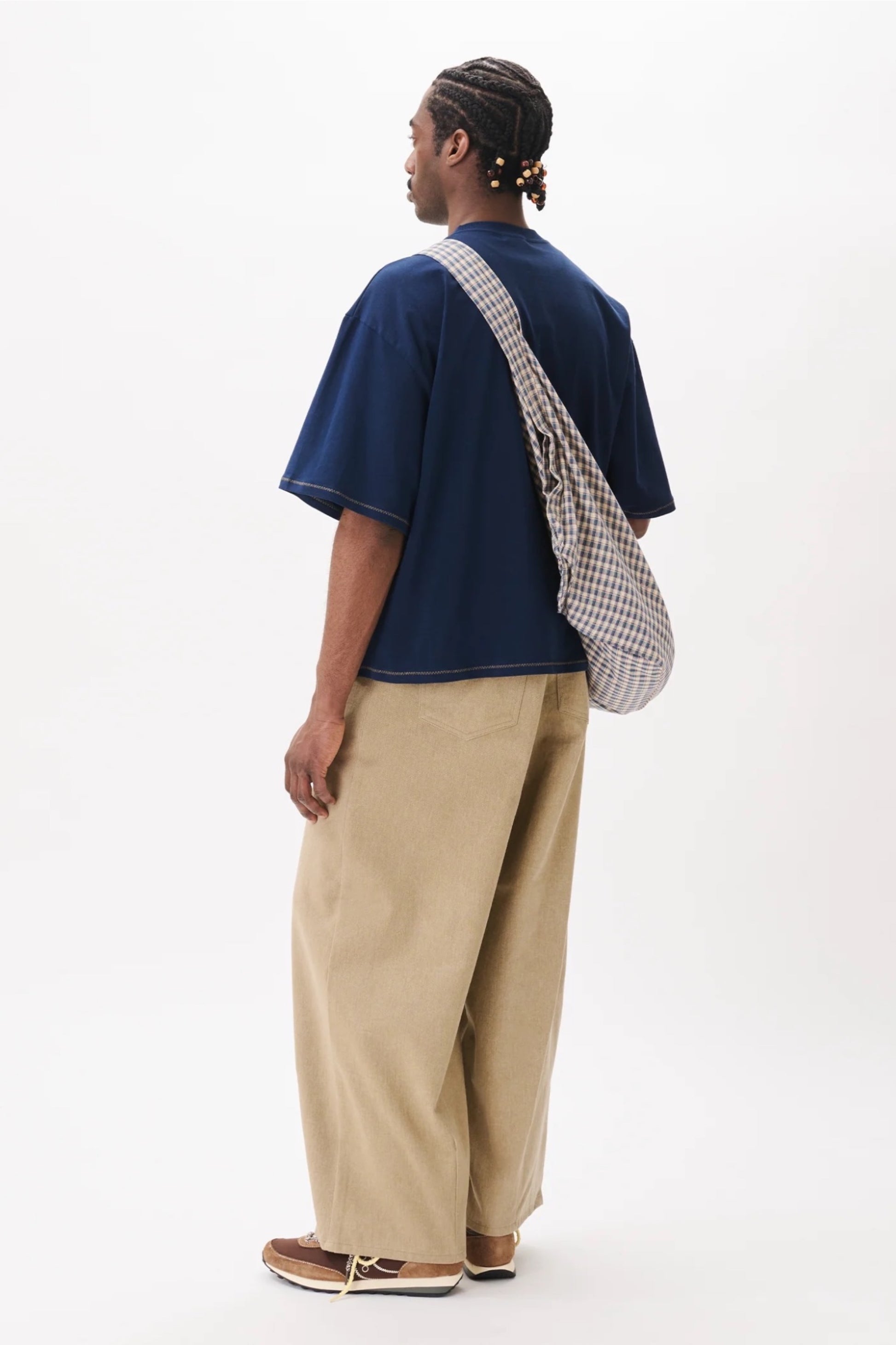 Estudio Niksen Double Dart Denim Jeans Light Brown | Jean Ballon Corée | Edgar Bdx