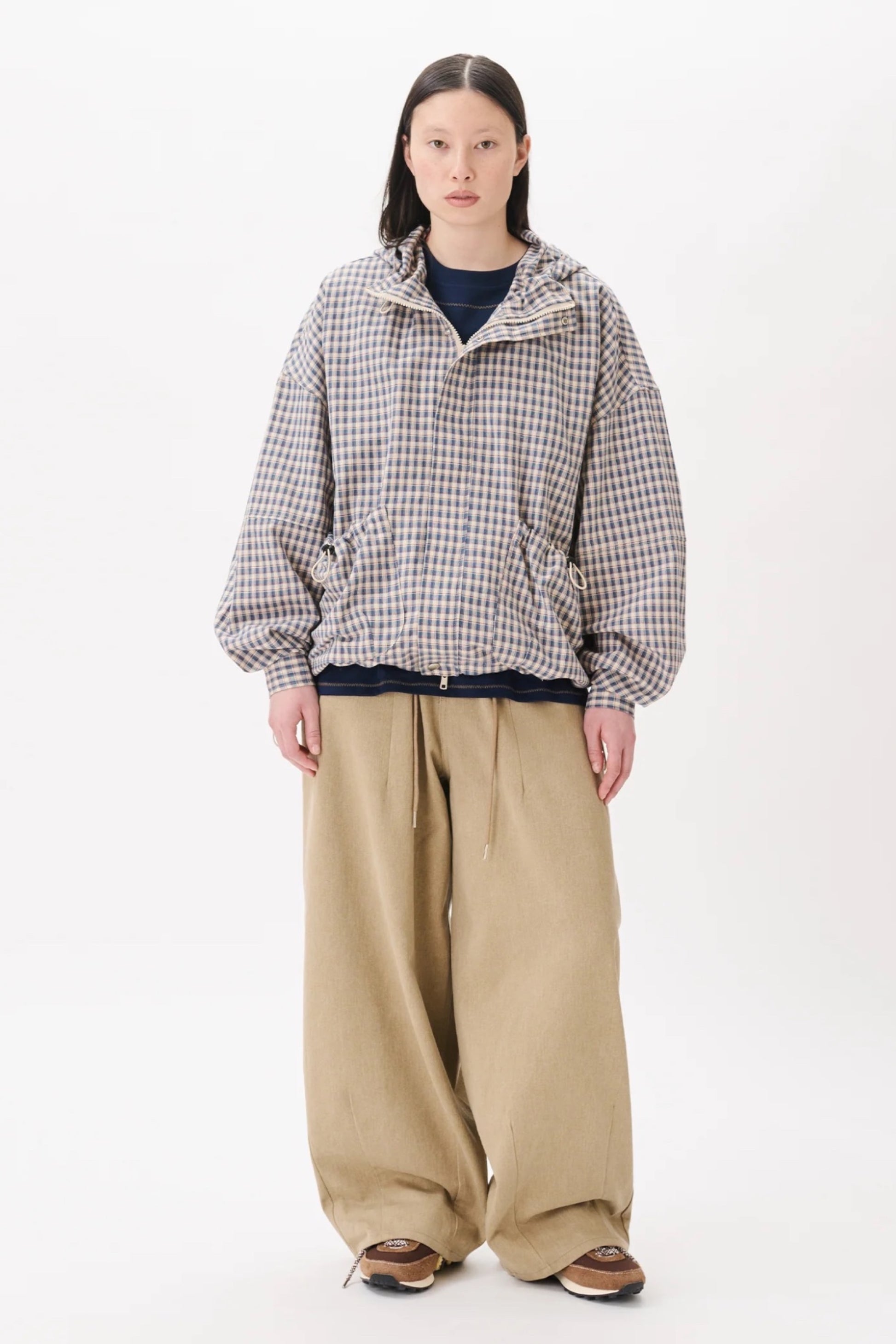 Estudio Niksen Double Dart Denim Jeans Light Brown | Jean Ballon Corée | Edgar Bdx