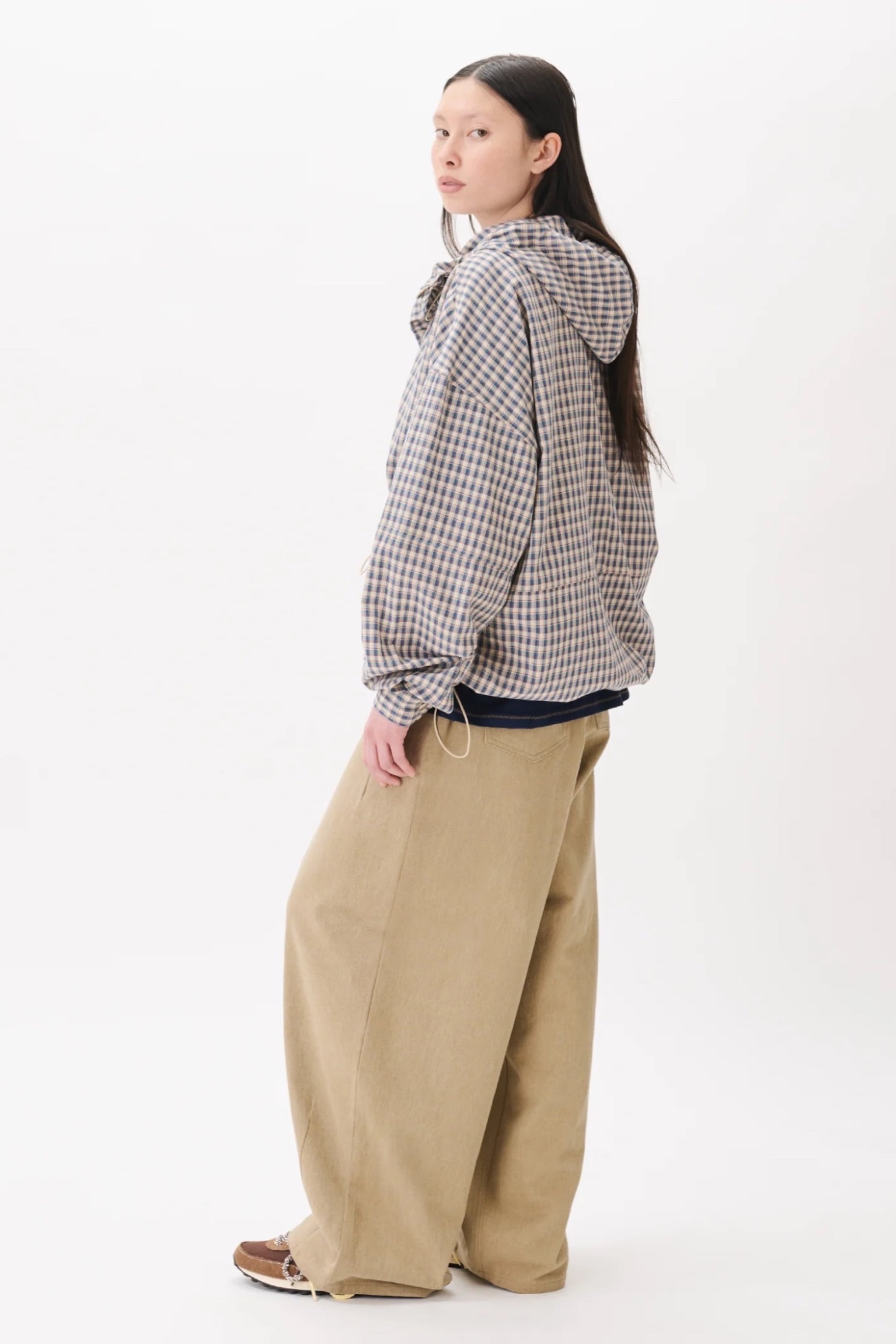 Estudio Niksen Double Dart Denim Jeans Light Brown | Jean Ballon Corée | Edgar Bdx