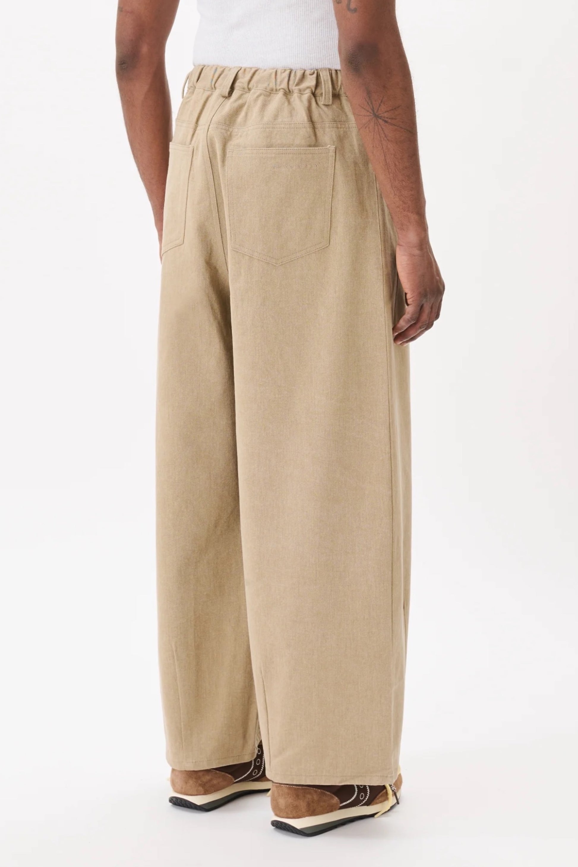 Estudio Niksen Double Dart Denim Jeans Light Brown | Jean Ballon Corée | Edgar Bdx