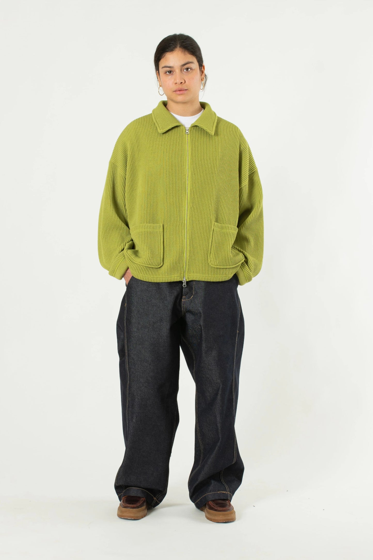 Estudio Niksen - Double-Zip Pocket Sweater (Pistachio)