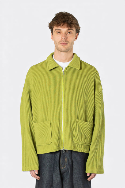Estudio Niksen - Double-Zip Pocket Sweater (Pistachio)