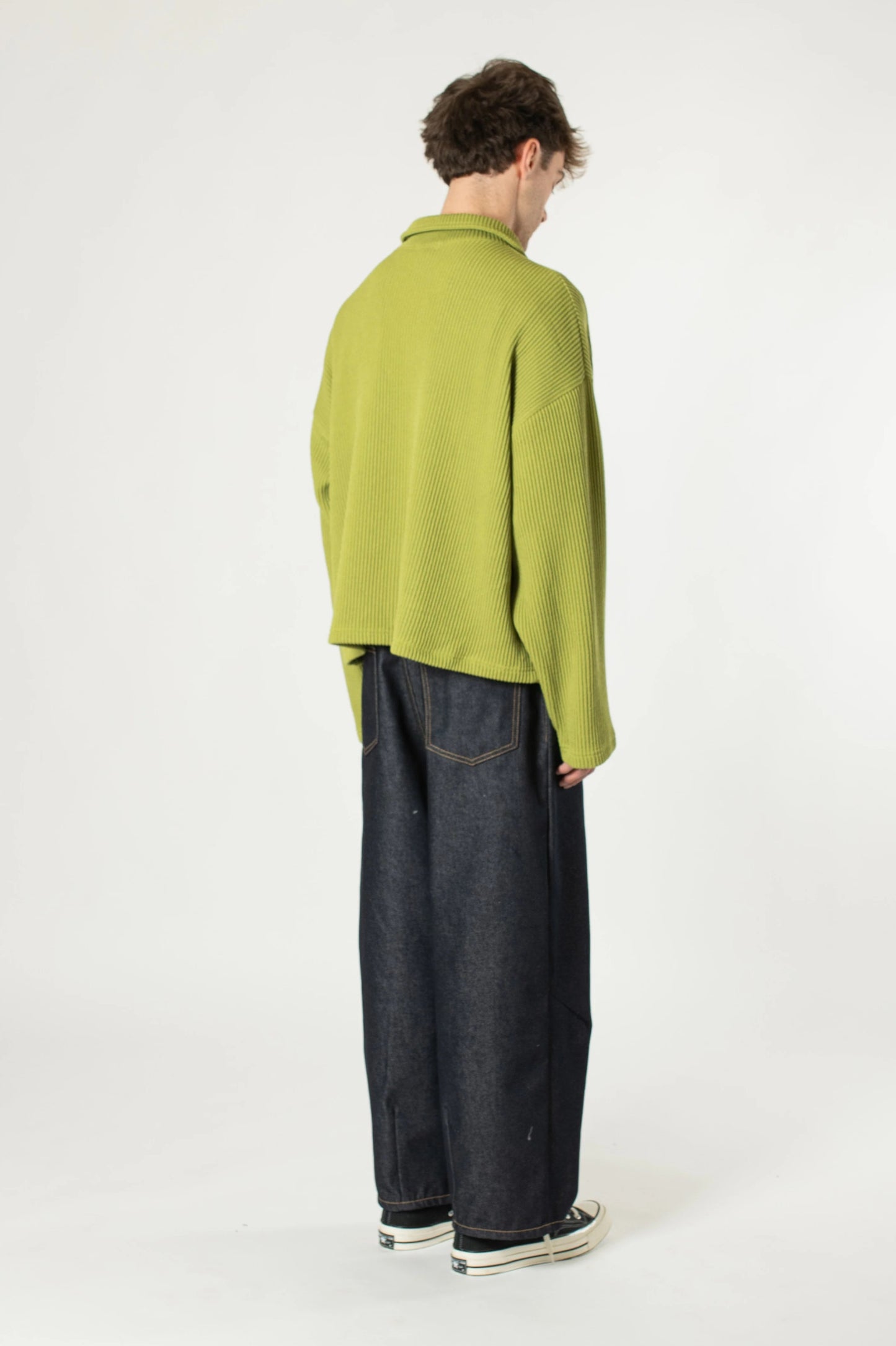 Estudio Niksen - Double-Zip Pocket Sweater (Pistachio)