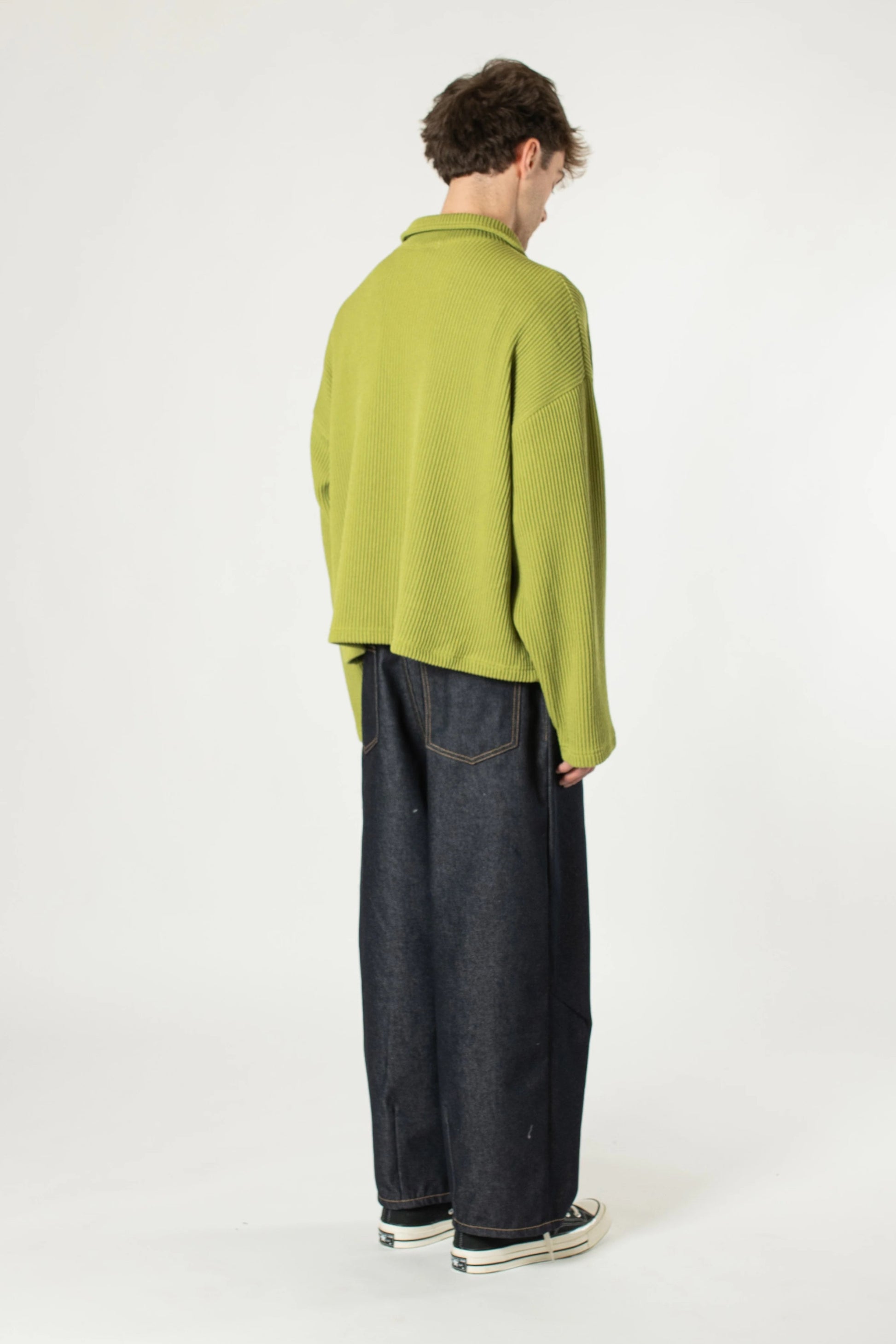 Estudio Niksen - Double-Zip Pocket Sweater (Pistachio)