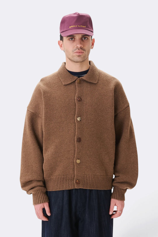 ESTUDIO NIKSEN Mismatch Button Cardigan Brown | Edgar Bdx
