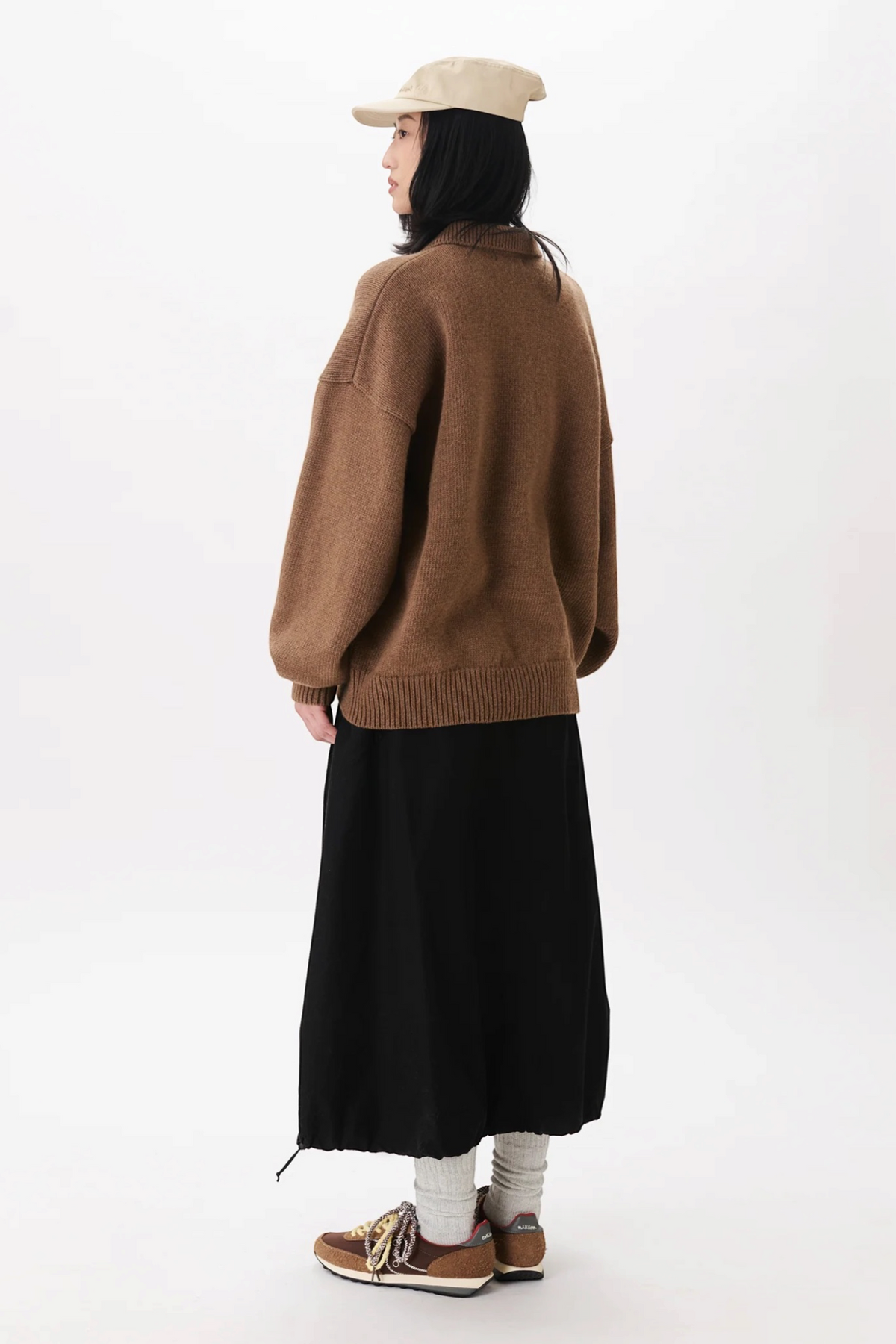 ESTUDIO NIKSEN Mismatch Button Cardigan Brown | Edgar Bdx