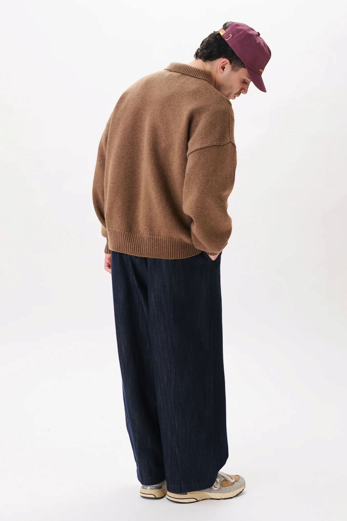 ESTUDIO NIKSEN Mismatch Button Cardigan Brown | Edgar Bdx