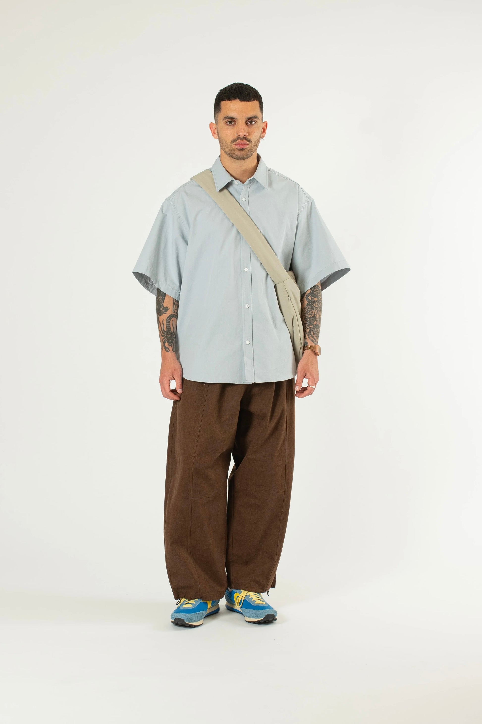 Estudio Niksen - Panelled Balloon Pant (Brown)