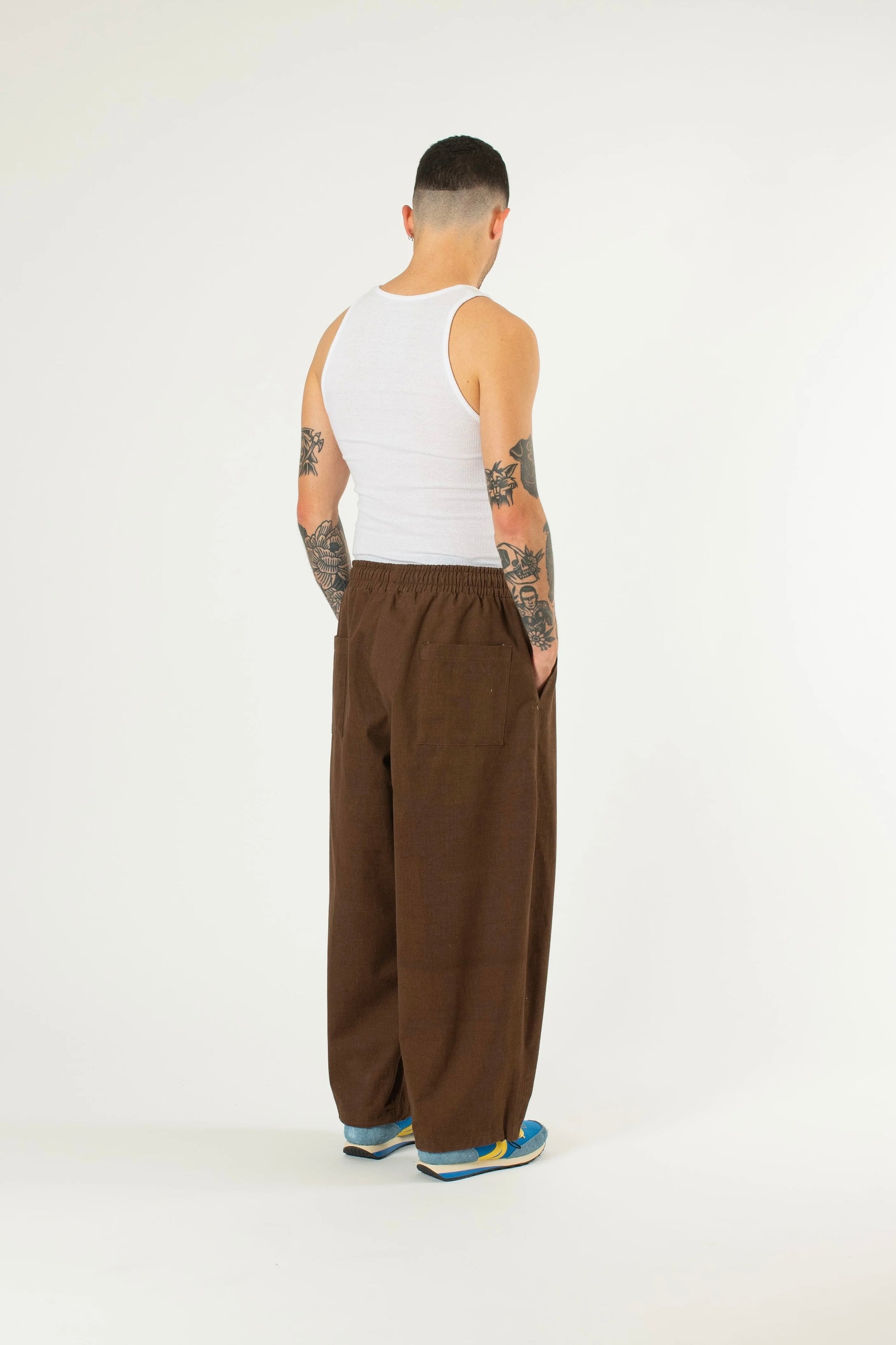 Estudio Niksen - Panelled Balloon Pant (Brown)