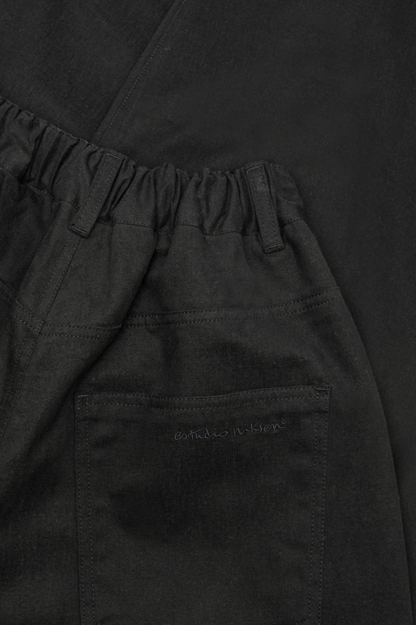Estudio Niksen - Patch Pocket Balloon Pants (Black)