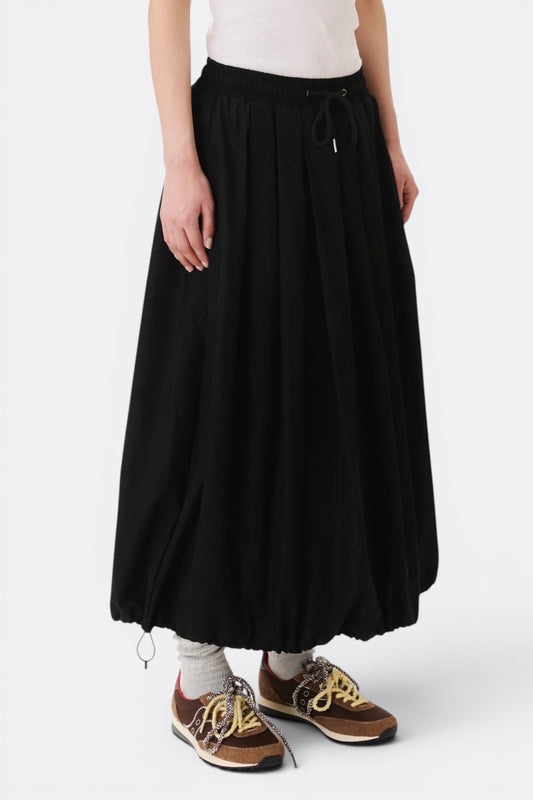 Estudio Niksen Pintuck Ballon Skirt Black | Jupe Ballon Coton Nylon Unisexe Corée | Edgar Bdx