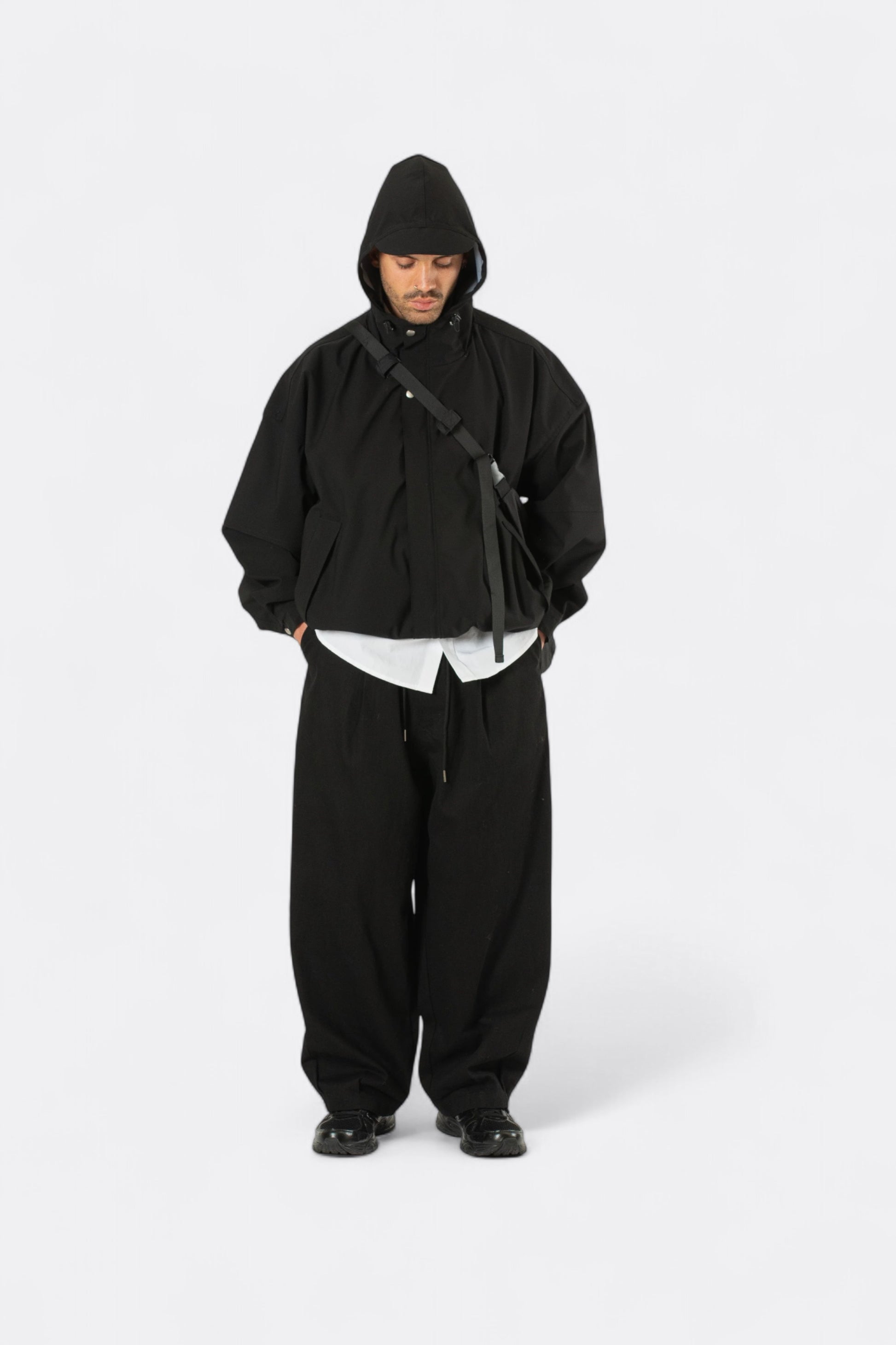 Estudio Niksen - Pintuck Balloon Pants (Black)
