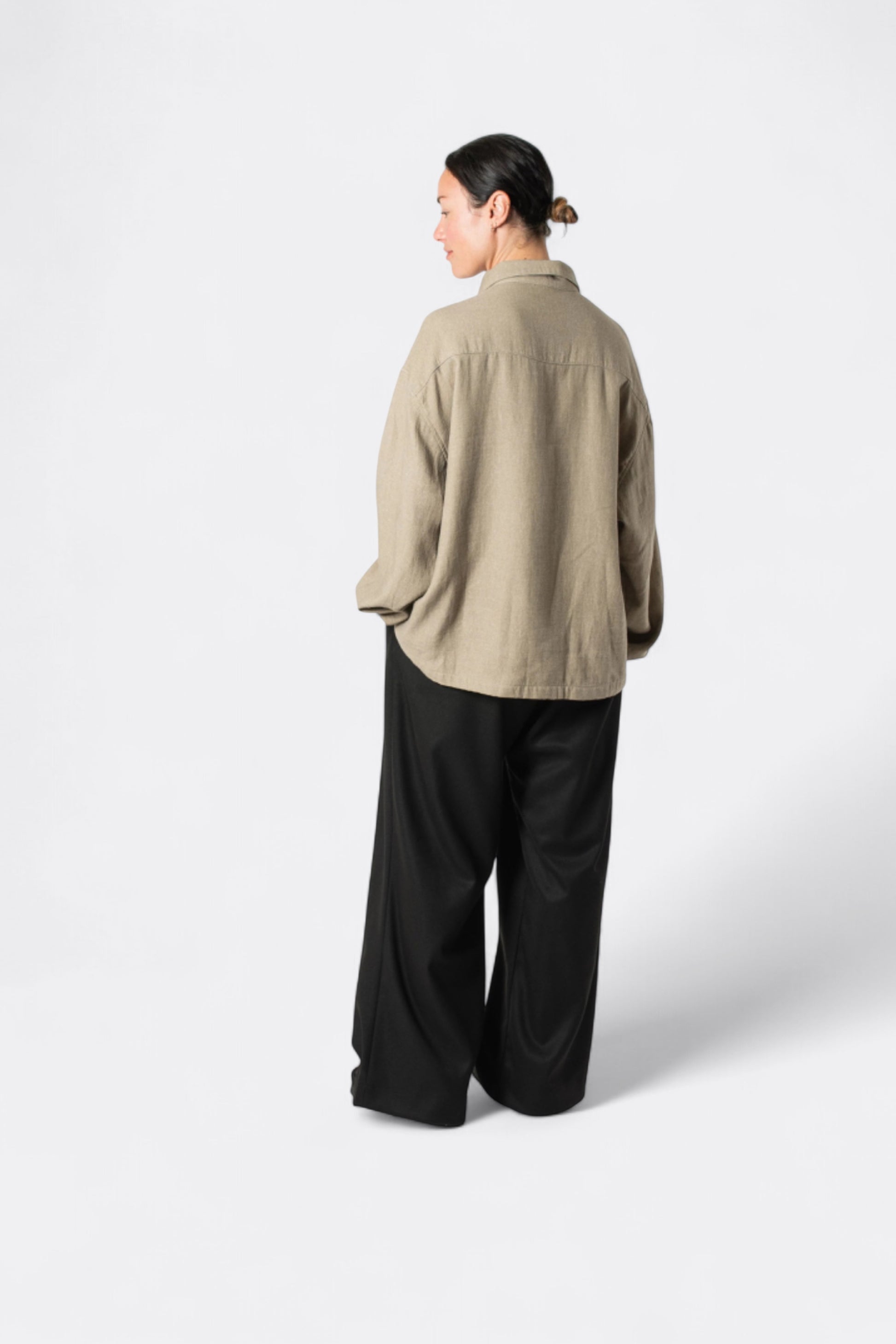 Estudio Niksen - Pintuck Maxi Trousers (Black)