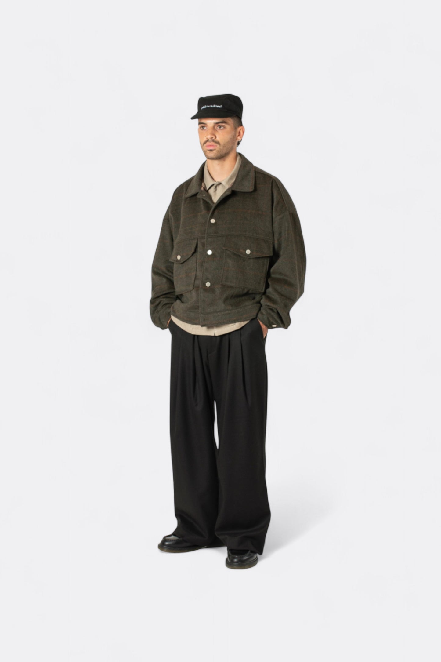 Estudio Niksen - Pintuck Maxi Trousers (Black)