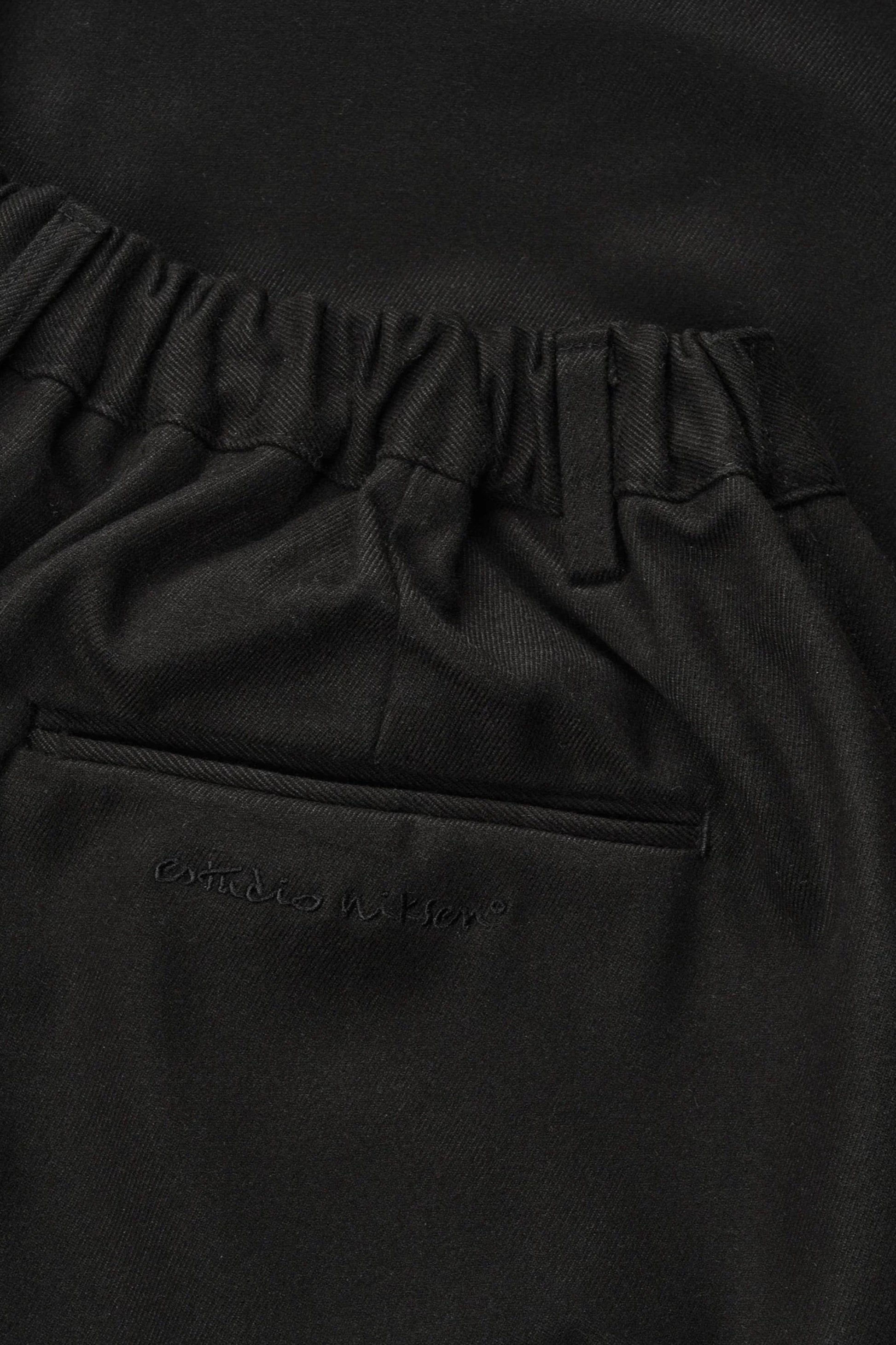 Estudio Niksen - Pintuck Maxi Trousers (Black)