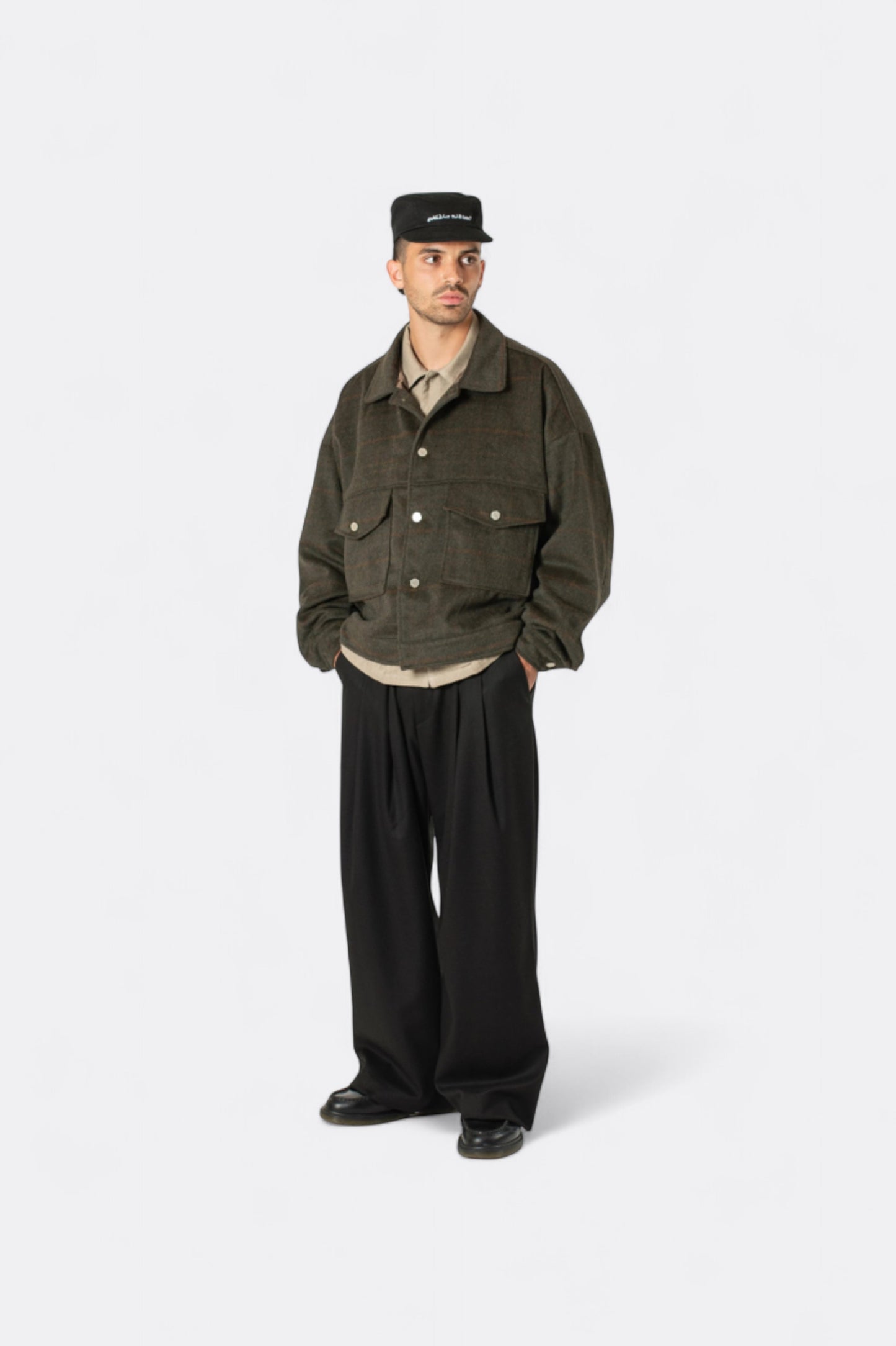 Estudio Niksen - Pintuck Maxi Trousers (Black)