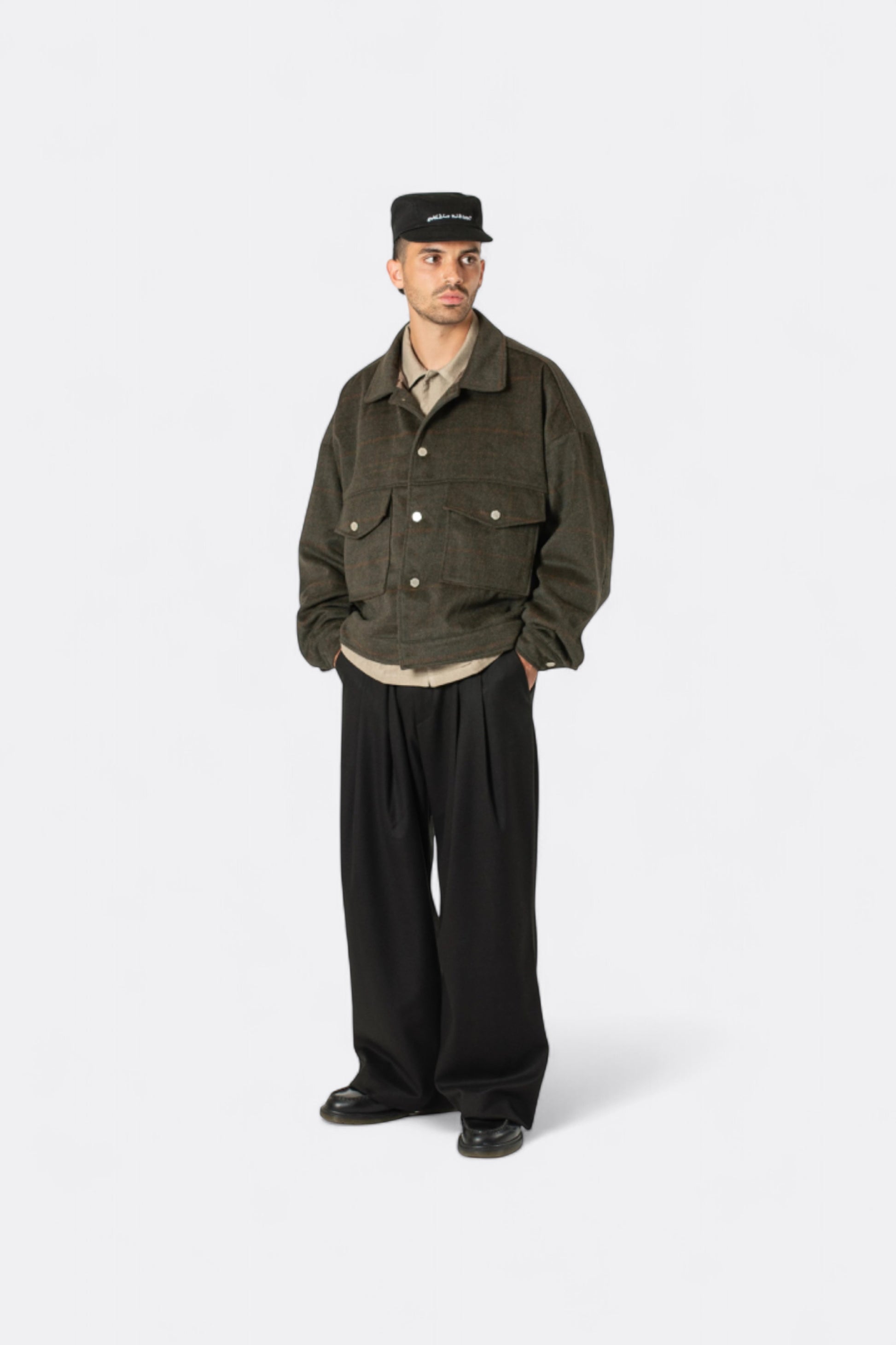 Estudio Niksen - Pintuck Maxi Trousers (Black)