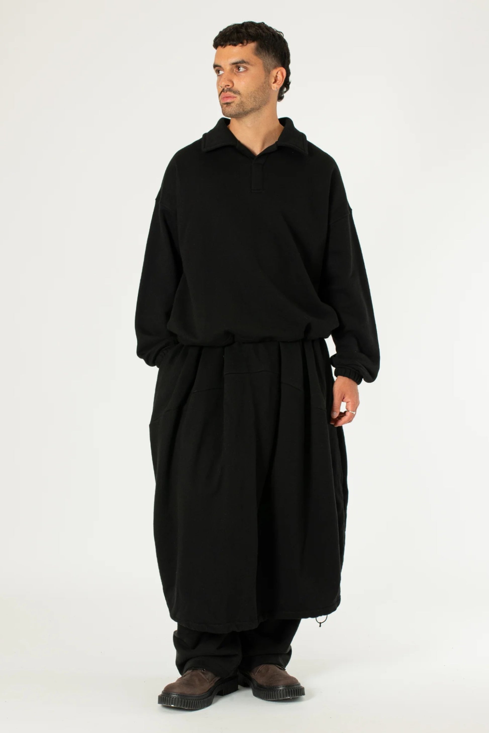 Estudio Niksen - Polo Crewneck Sweater (Black)