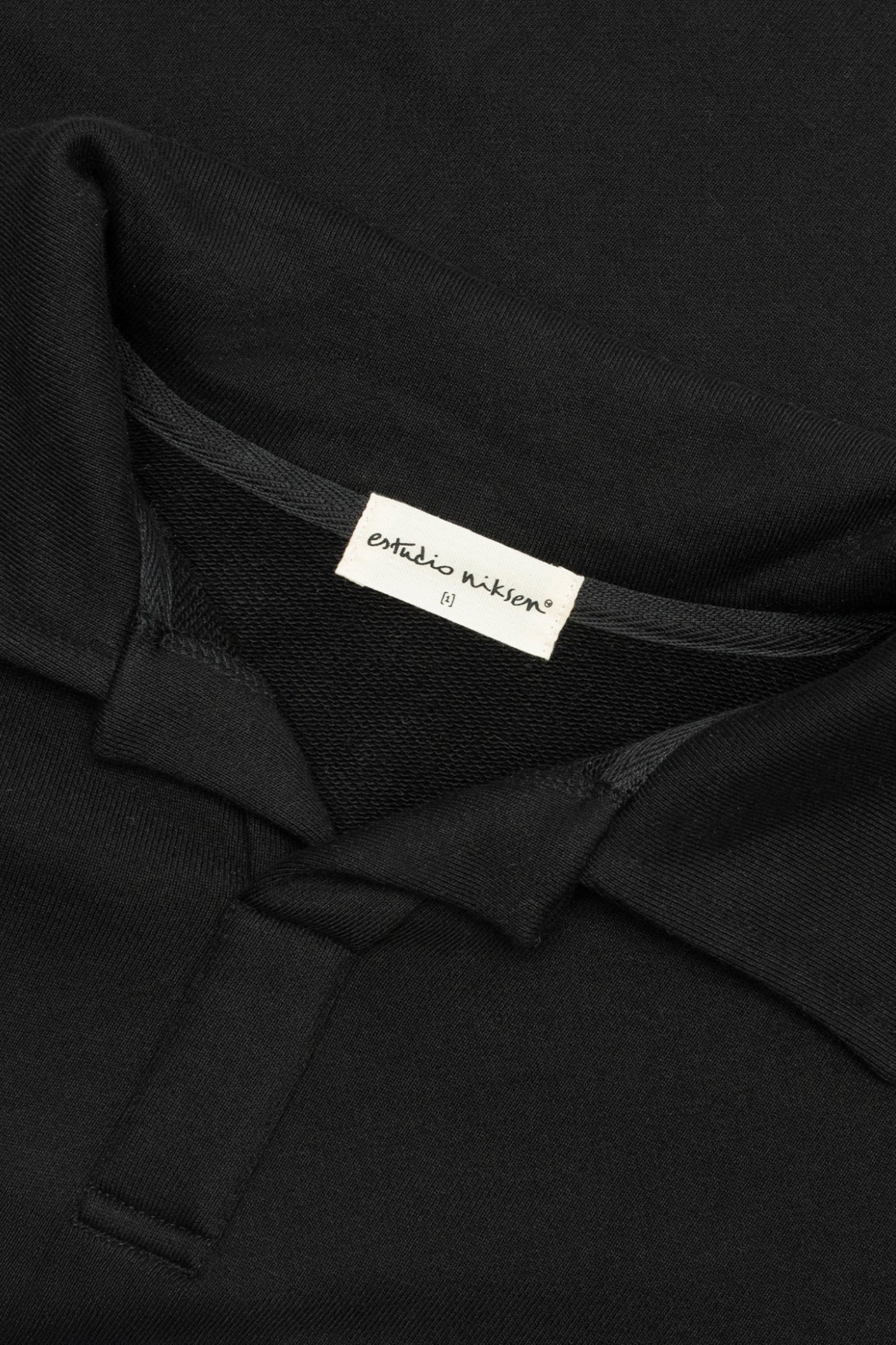 Estudio Niksen - Polo Crewneck Sweater (Black)