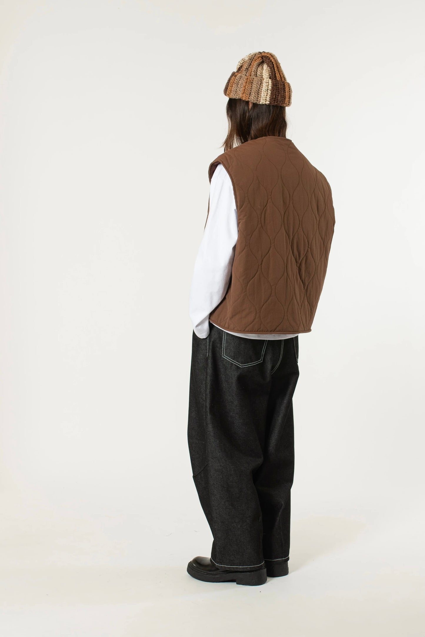 Estudio Niksen - Raw Denim Balloon Jeans (Black)