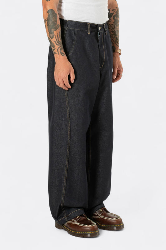 Estudio Niksen - Raw Denim In-Stitch Jeans (Indigo)